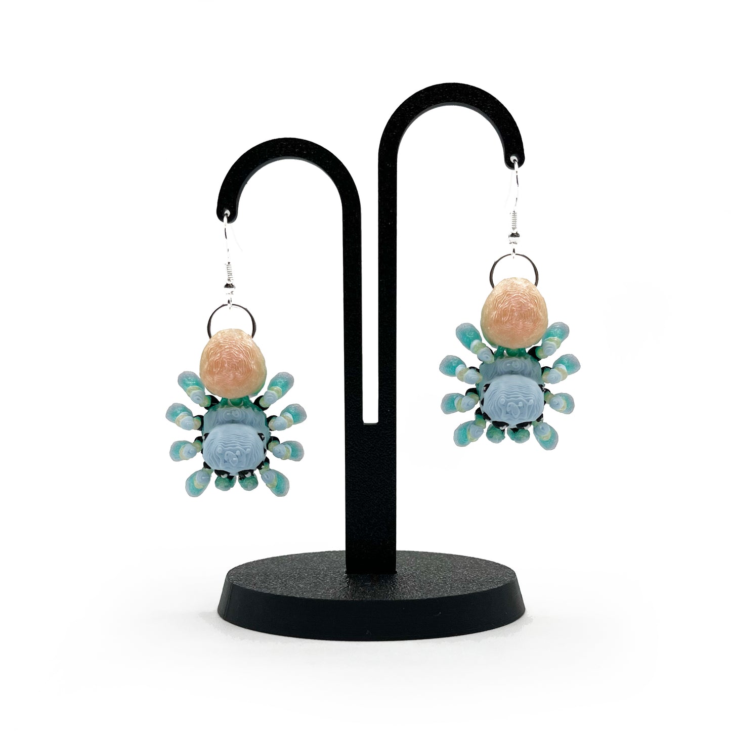 Critter Earrings – 3D Printed Animal Hook Earrings | Cute Hypoallergenic Jewelry | Unique Critter Designs