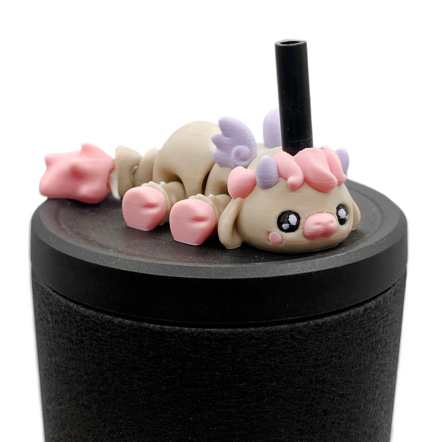 Sip Sidekicks – 3D Printed Straw Toppers for Tumbler Cups | Pocket-Sized Straw Buddy Accessories