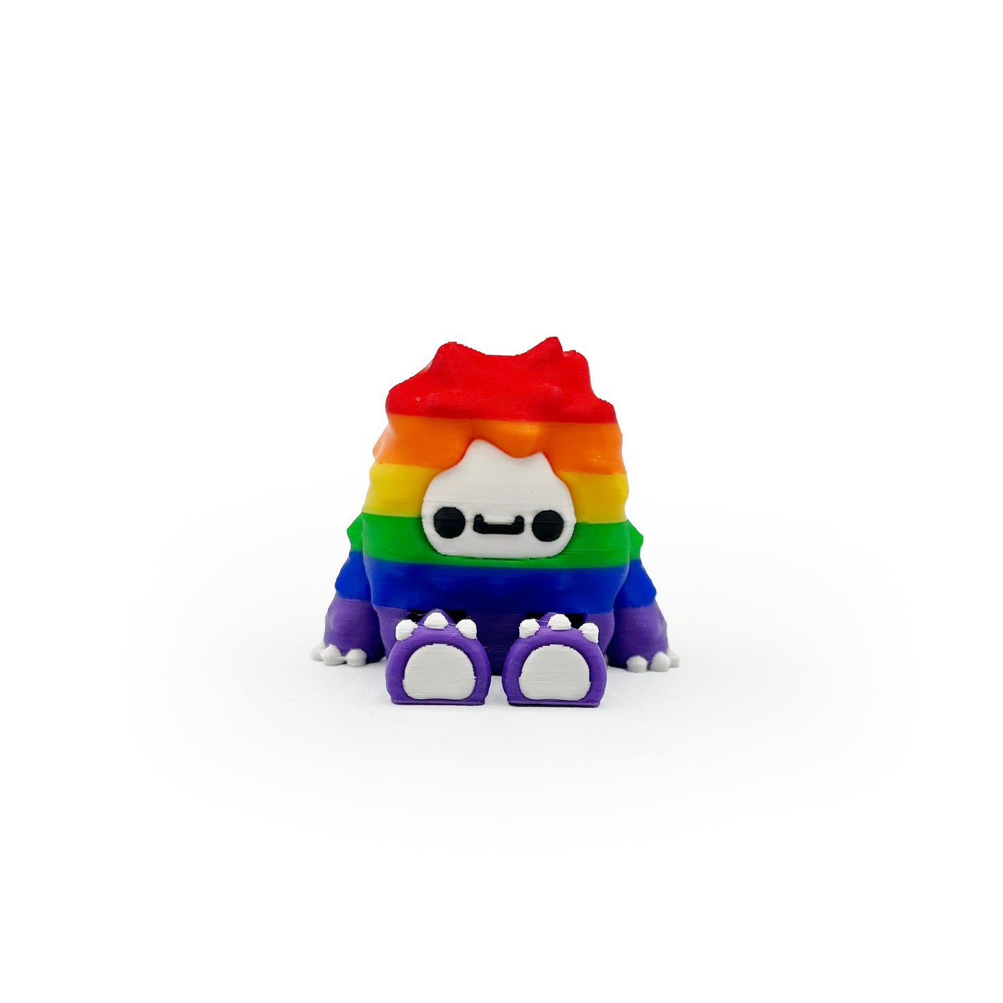 MINI Flurryfoot & Bigfoot Desk Pal – 3D Printed Articulated Cryptid Fidget Toy | Cute Mini Collectible