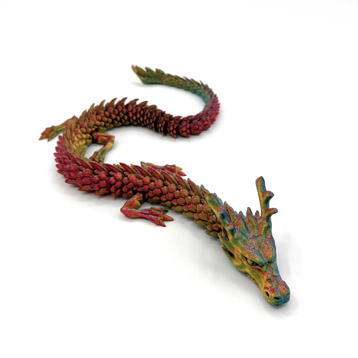 Fantasy DRAGONS - Articulated Fantasy Dragon Figure | Posable 3D Printed Collectible & Fidget Toy