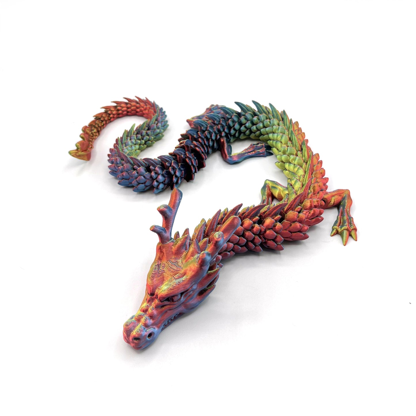 Fantasy DRAGONS - Articulated Fantasy Dragon Figure | Posable 3D Printed Collectible & Fidget Toy