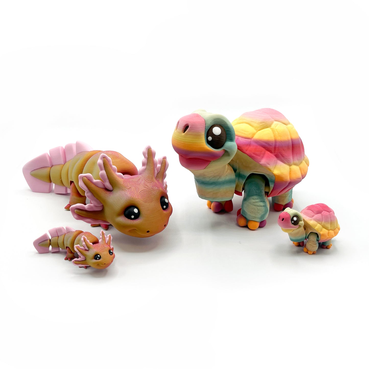 GIANT Fantastical Creatures – Oversized 3D Printed Fantasy Figurines | Large Kawaii Animal & Mythical Desk Collectibles