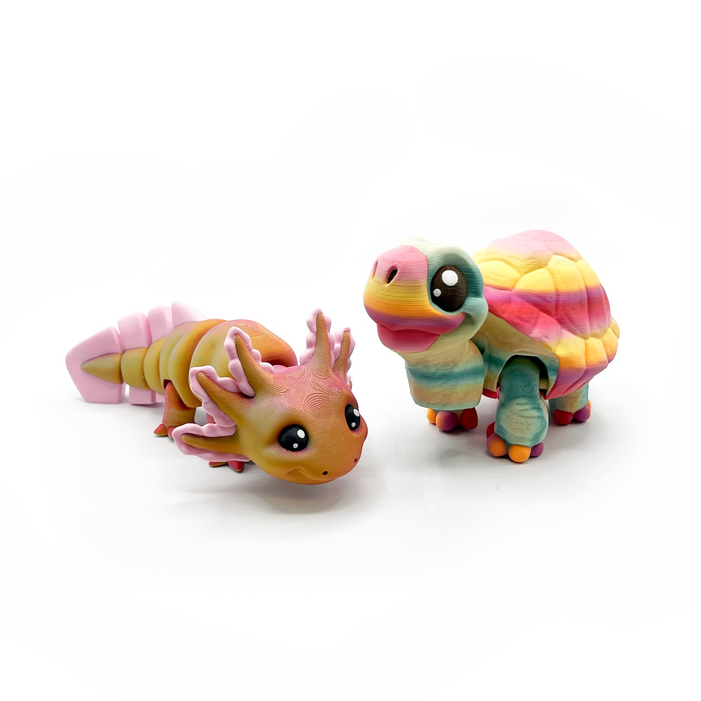 GIANT Fantastical Creatures – Oversized 3D Printed Fantasy Figurines | Large Kawaii Animal & Mythical Desk Collectibles