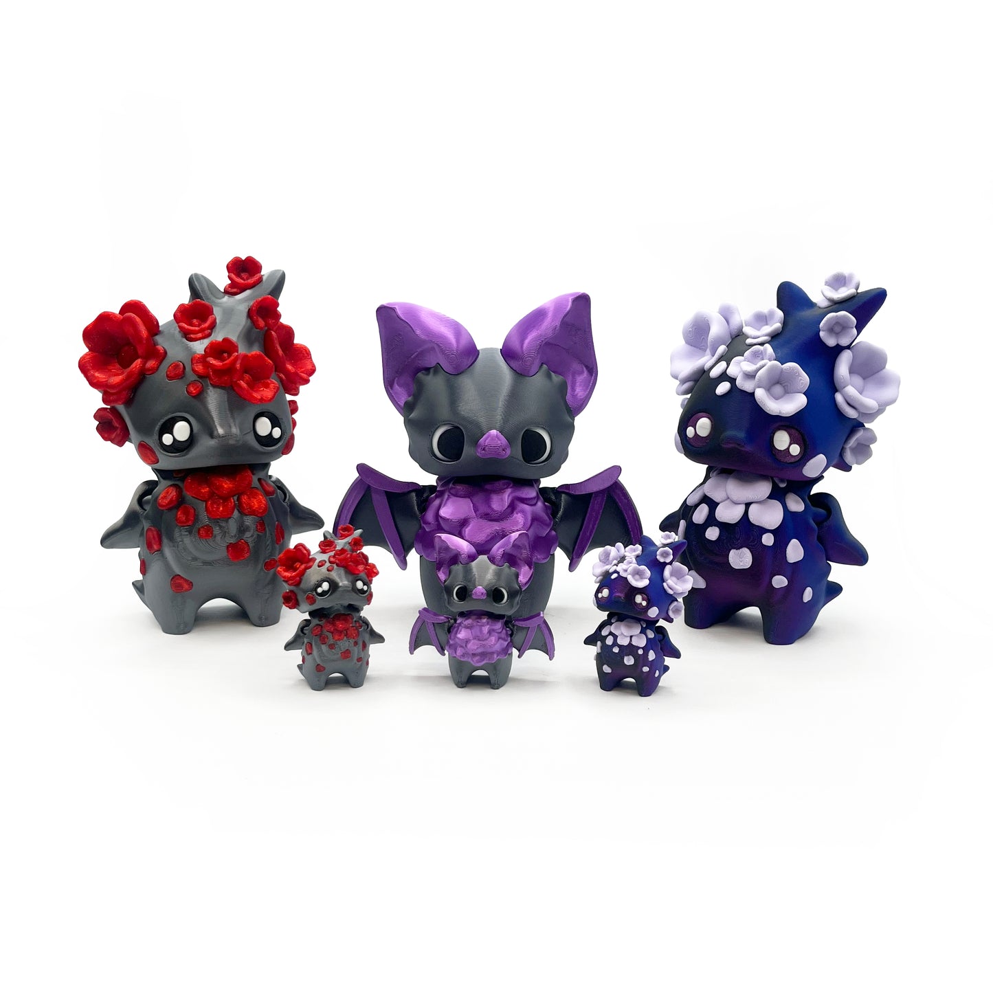 GIANT Pixies – Oversized 3D Printed Fantasy Pixie Figures | Large Kawaii Desk Collectibles