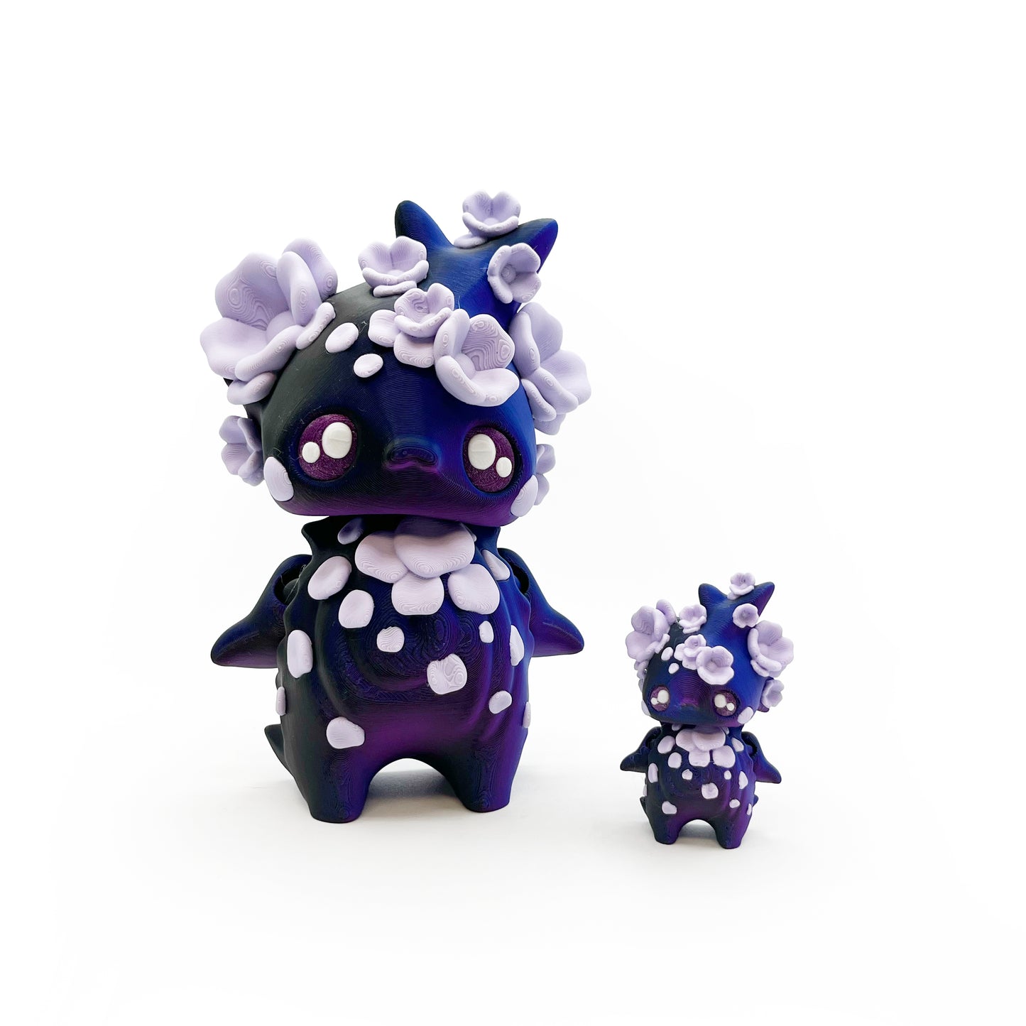 GIANT Pixies – Oversized 3D Printed Fantasy Pixie Figures | Large Kawaii Desk Collectibles