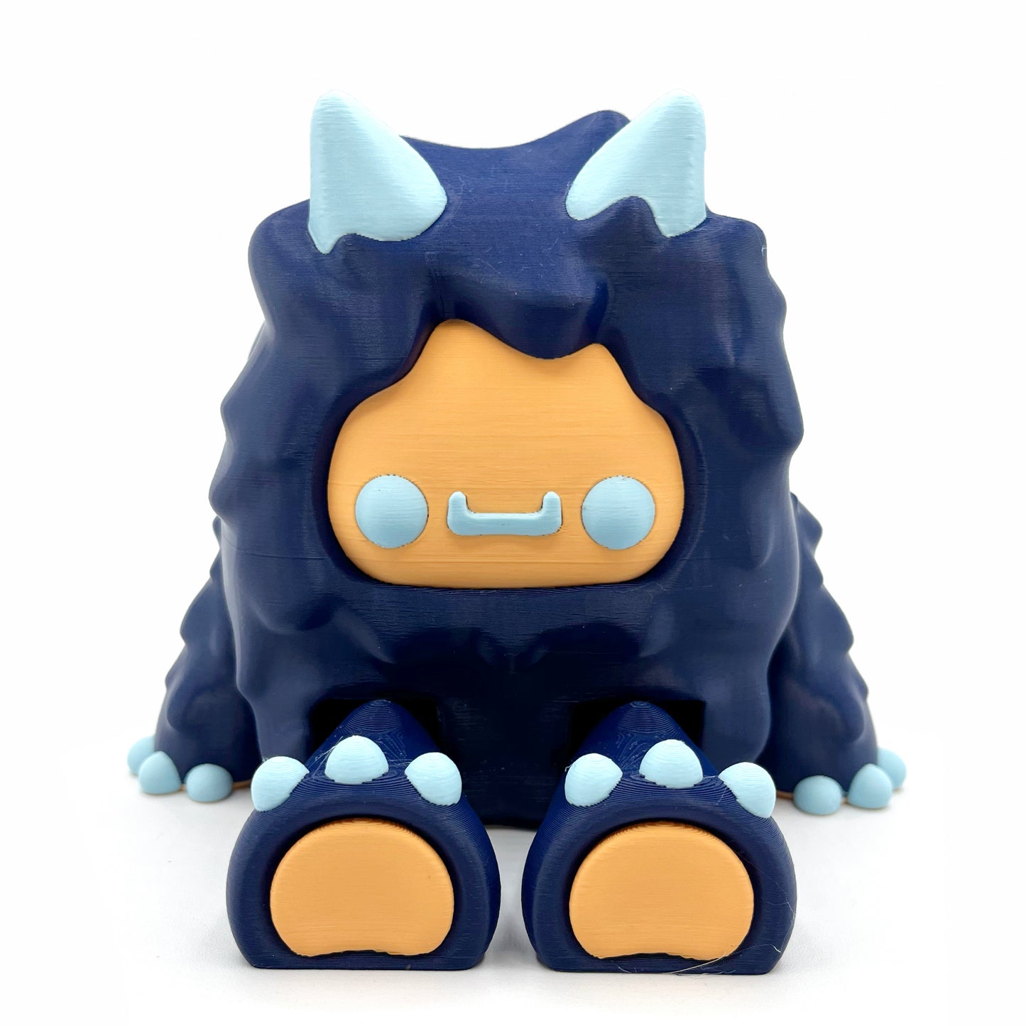 GIANT Flurryfoot & Bigfoot – Oversized 3D Printed Cryptid Figures | Large Cute Desk & Shelf Collectibles