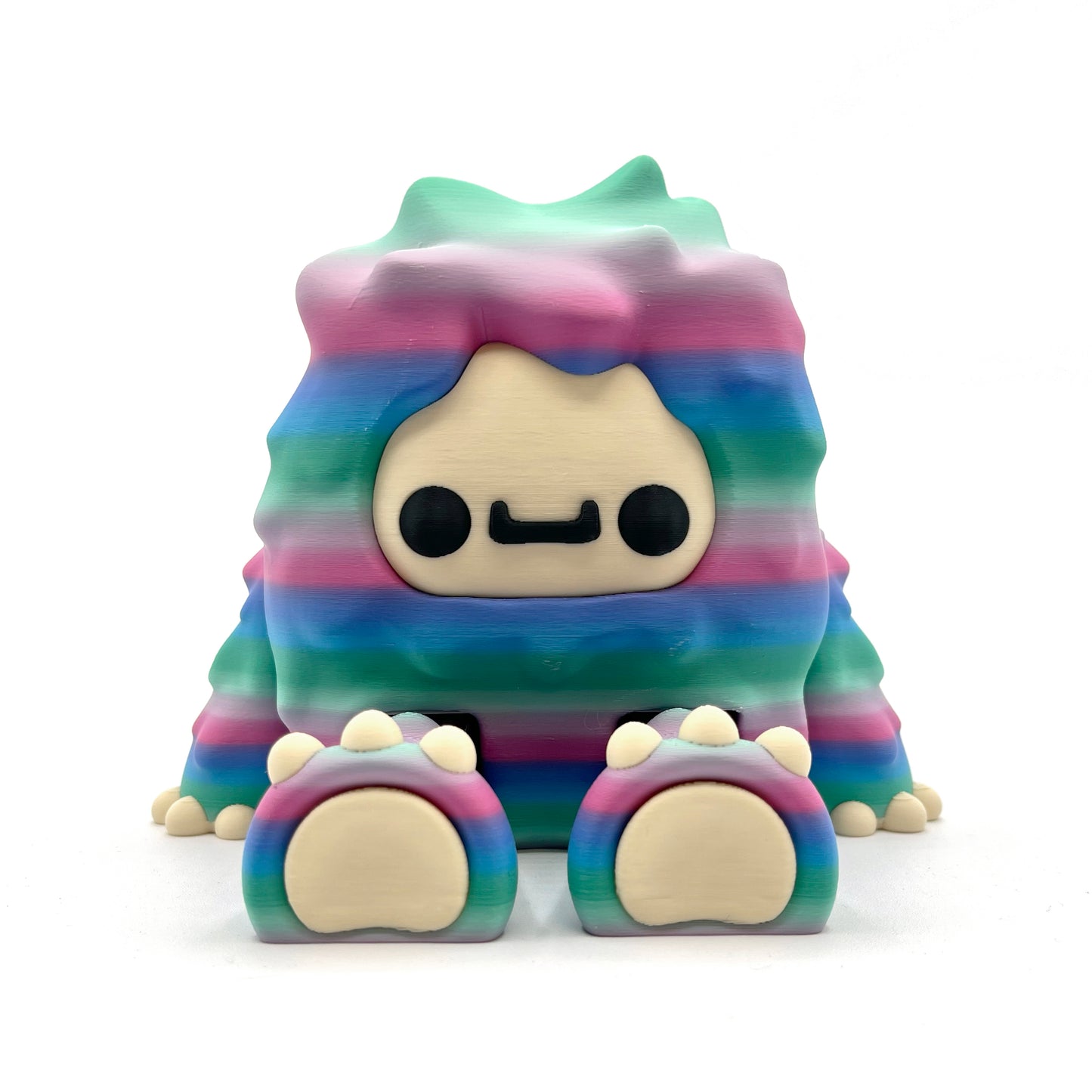 GIANT Flurryfoot & Bigfoot – Oversized 3D Printed Cryptid Figures | Large Cute Desk & Shelf Collectibles