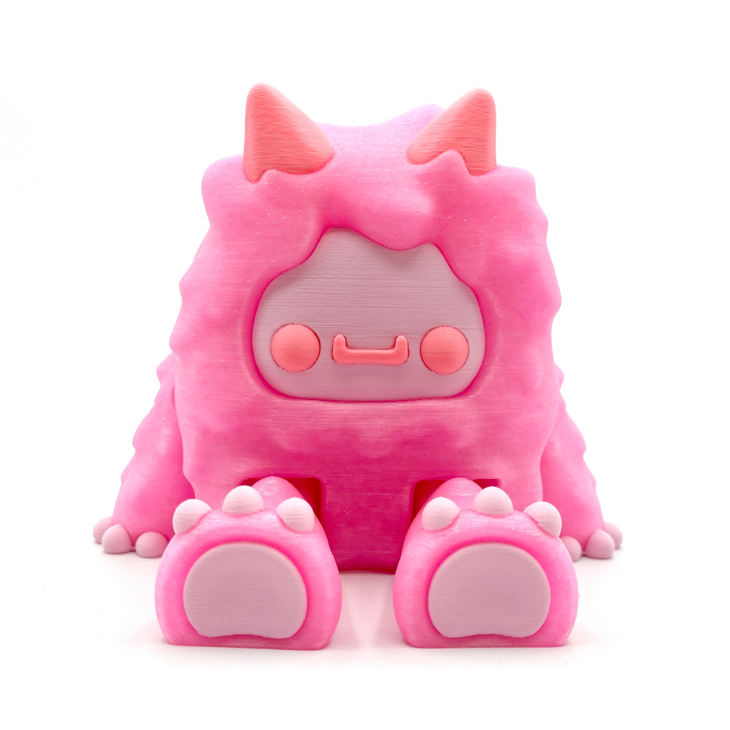 GIANT Flurryfoot & Bigfoot – Oversized 3D Printed Cryptid Figures | Large Cute Desk & Shelf Collectibles
