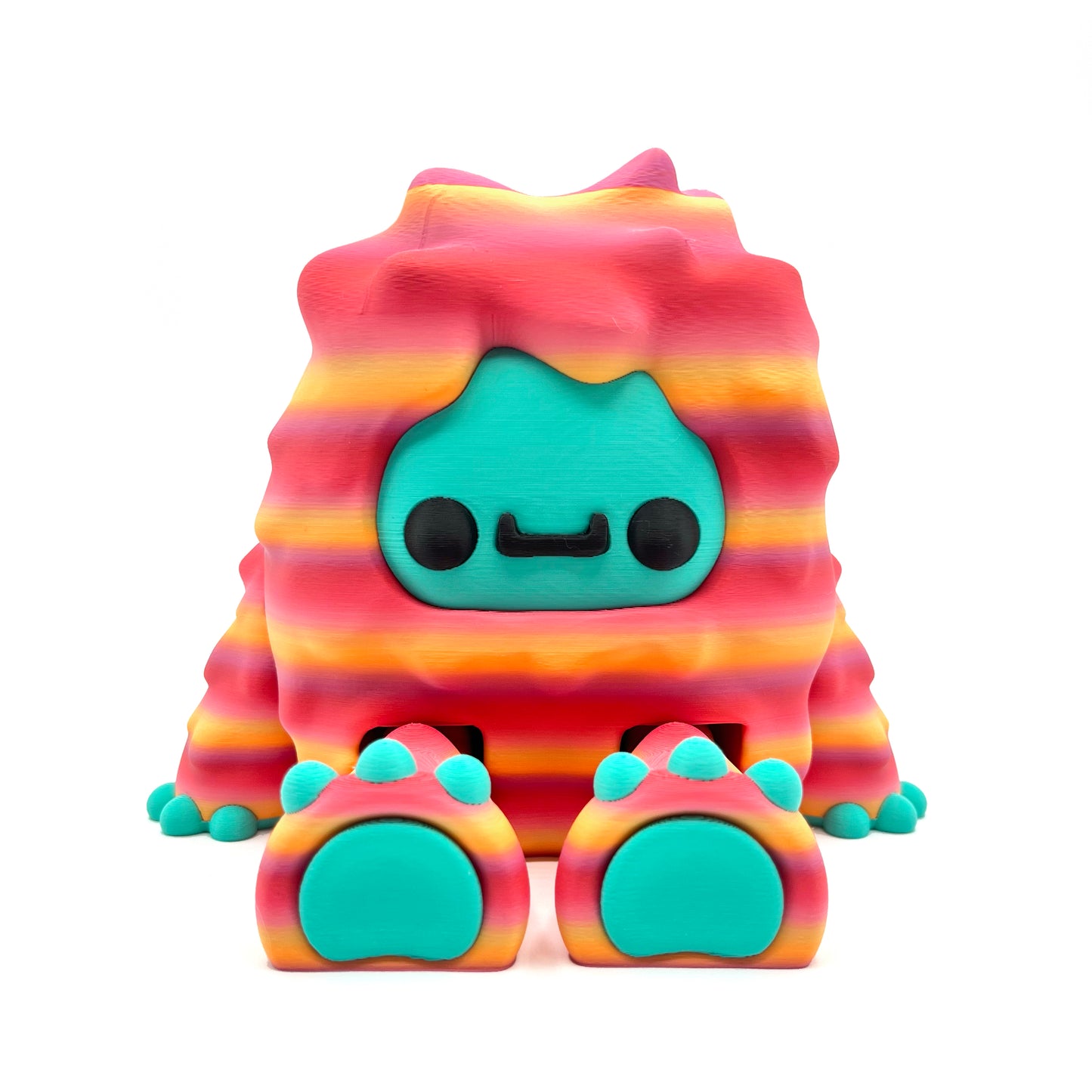 GIANT Flurryfoot & Bigfoot – Oversized 3D Printed Cryptid Figures | Large Cute Desk & Shelf Collectibles