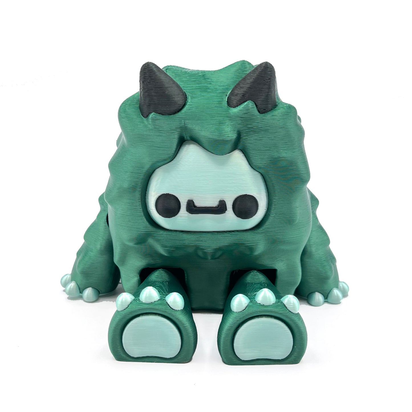 GIANT Flurryfoot & Bigfoot – Oversized 3D Printed Cryptid Figures | Large Cute Desk & Shelf Collectibles