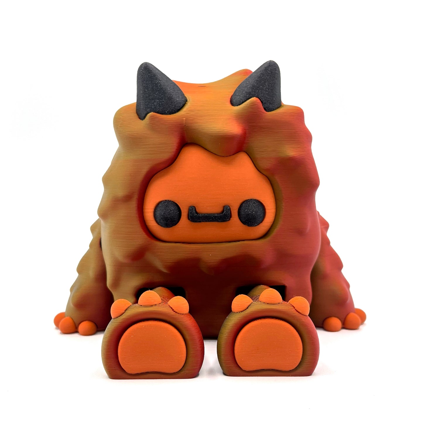 GIANT Flurryfoot & Bigfoot – Oversized 3D Printed Cryptid Figures | Large Cute Desk & Shelf Collectibles