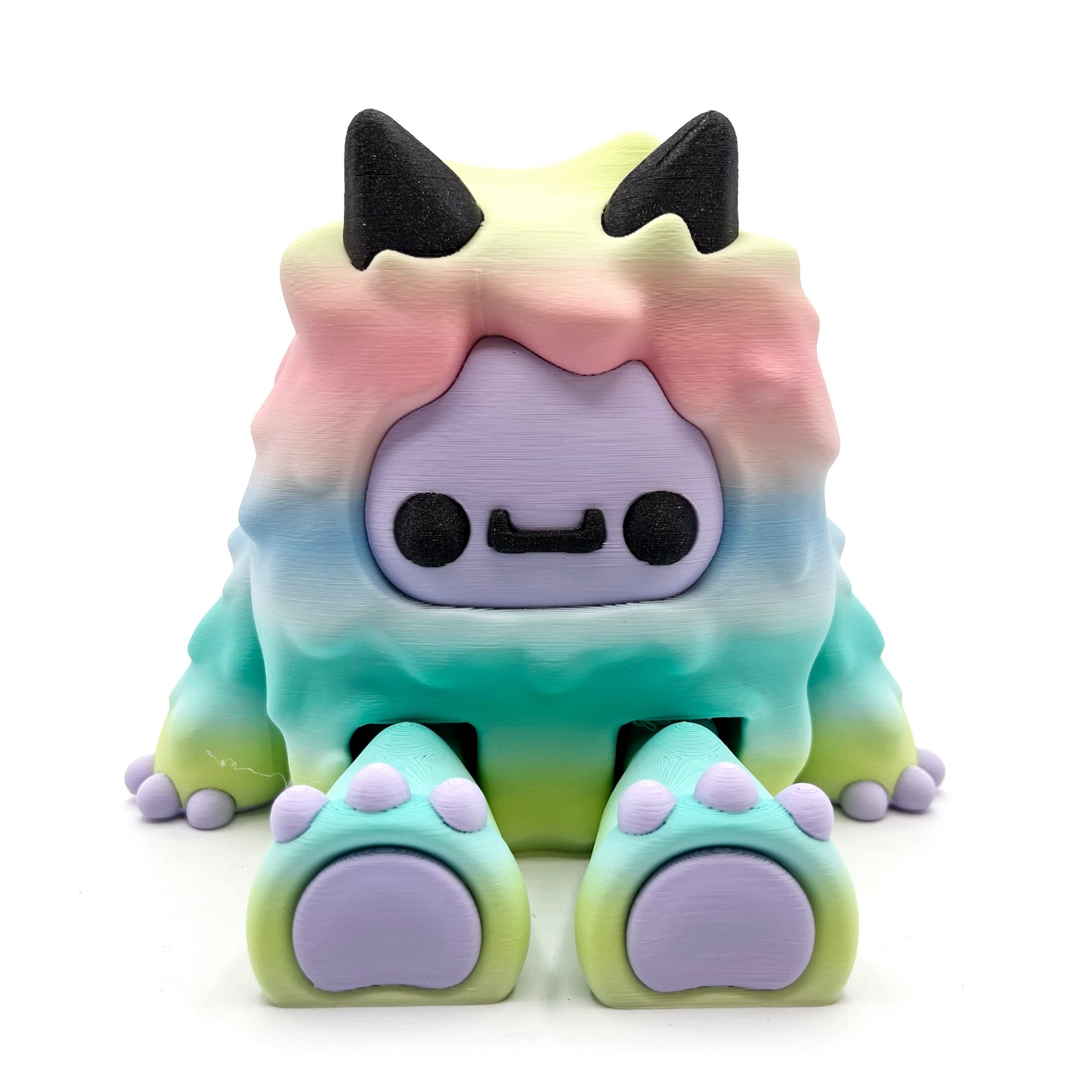 GIANT Flurryfoot & Bigfoot – Oversized 3D Printed Cryptid Figures | Large Cute Desk & Shelf Collectibles