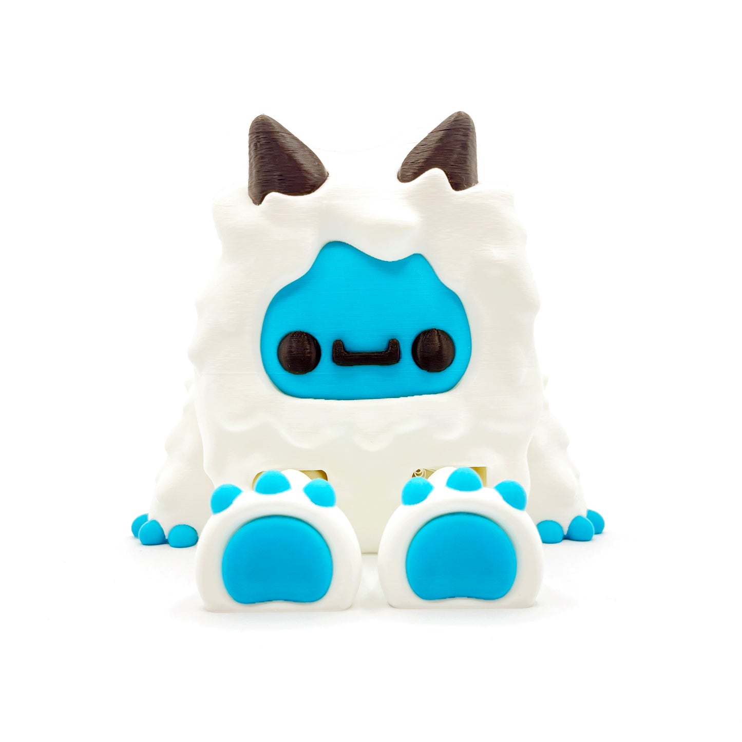GIANT Flurryfoot & Bigfoot – Oversized 3D Printed Cryptid Figures | Large Cute Desk & Shelf Collectibles