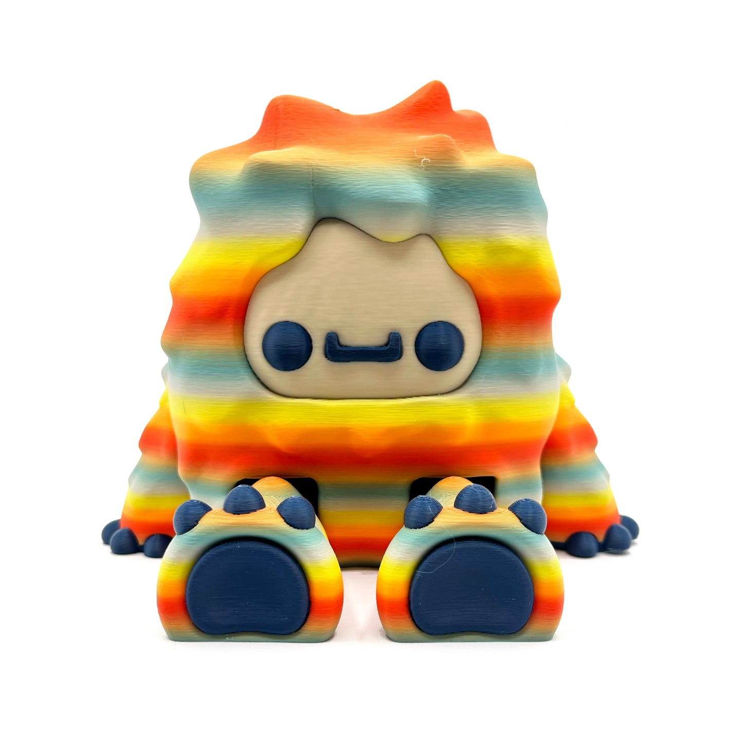 GIANT Flurryfoot & Bigfoot – Oversized 3D Printed Cryptid Figures | Large Cute Desk & Shelf Collectibles