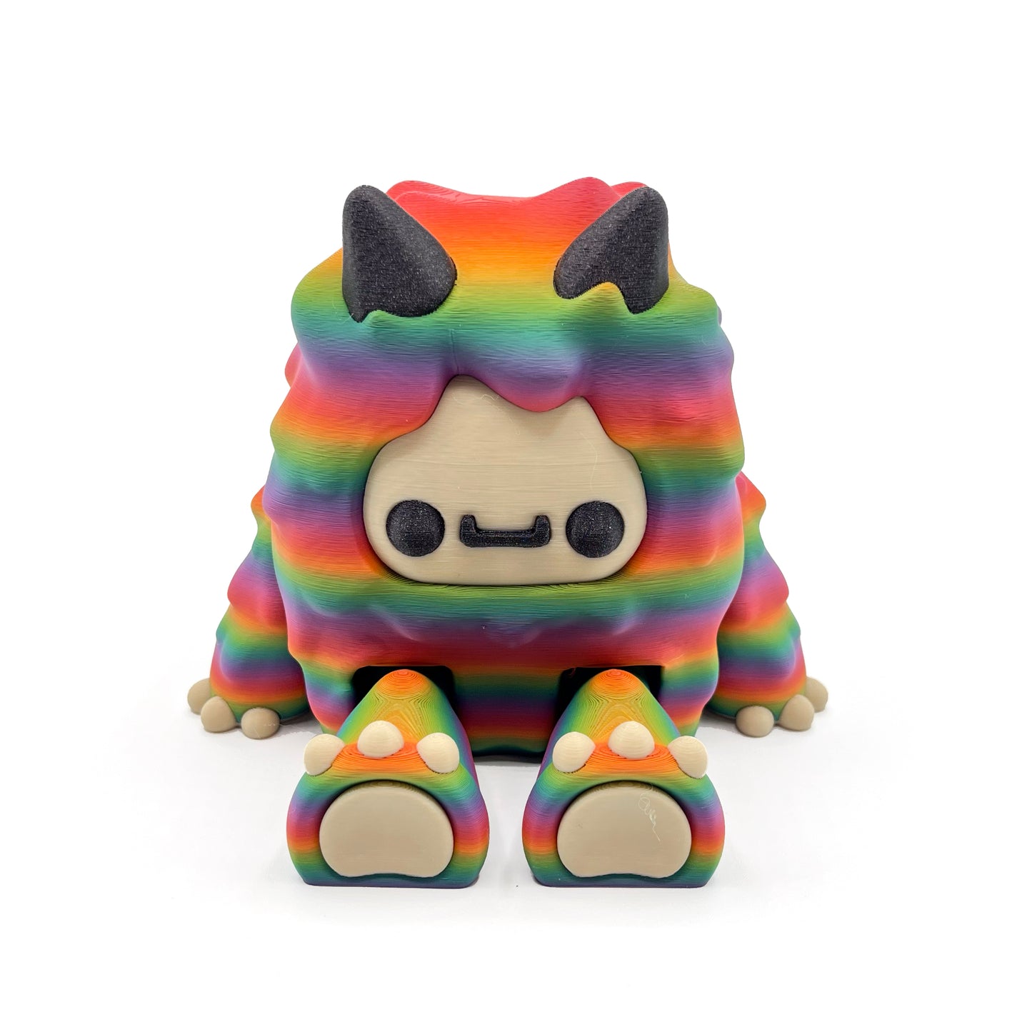 GIANT Flurryfoot & Bigfoot – Oversized 3D Printed Cryptid Figures | Large Cute Desk & Shelf Collectibles