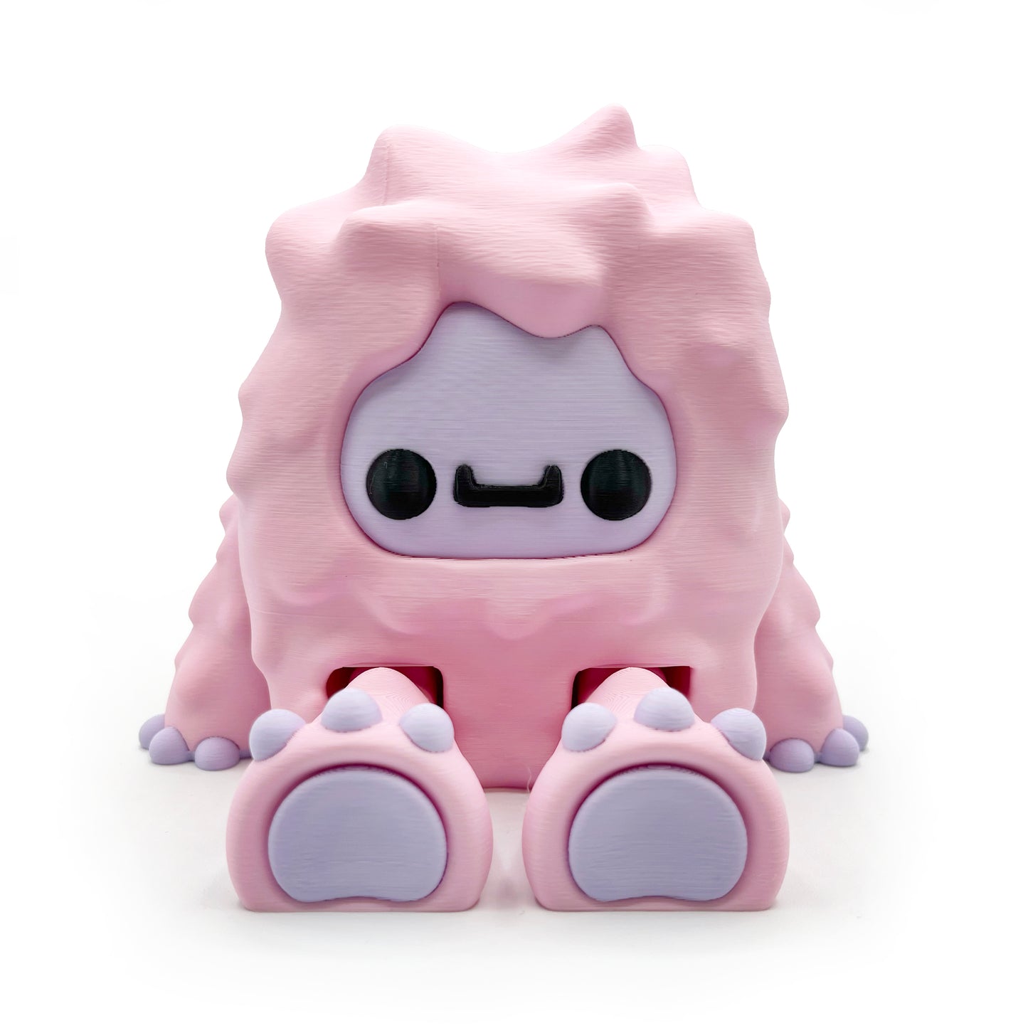 GIANT Flurryfoot & Bigfoot – Oversized 3D Printed Cryptid Figures | Large Cute Desk & Shelf Collectibles