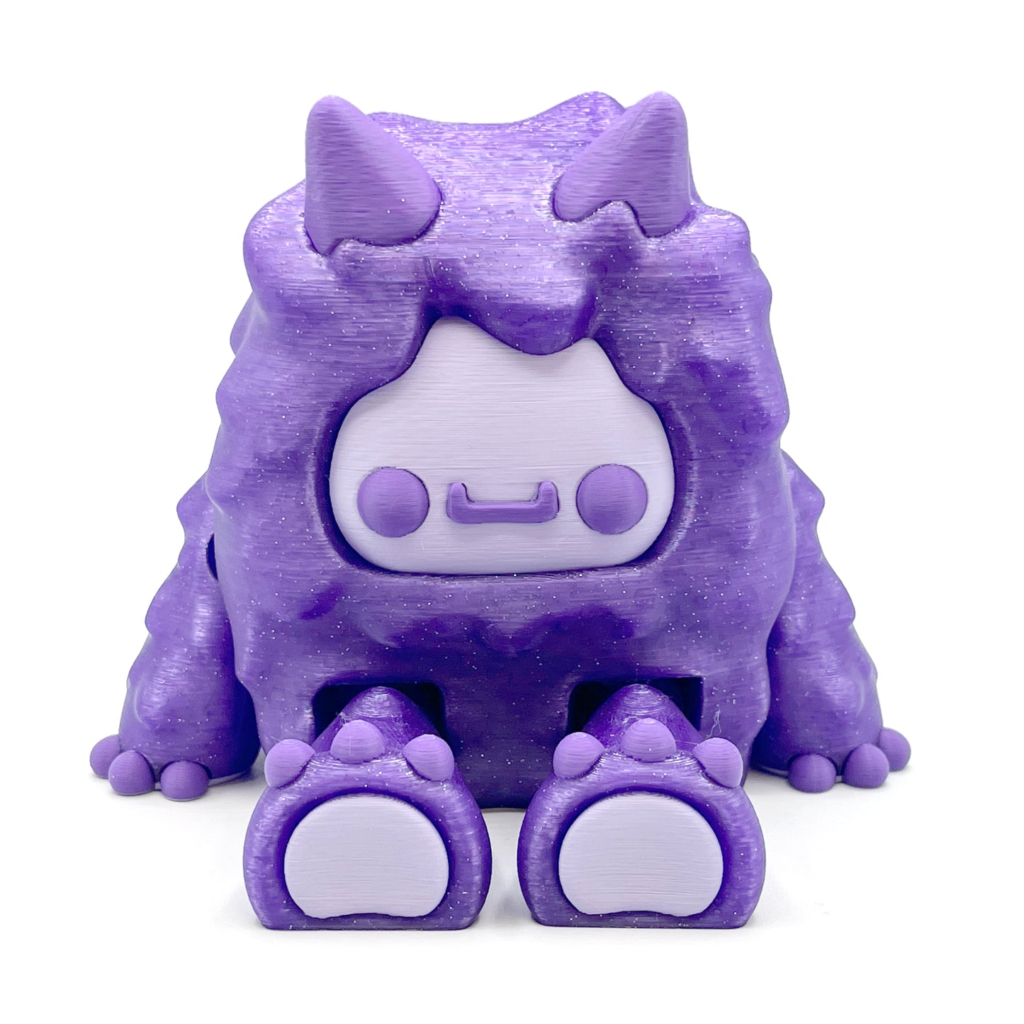 GIANT Flurryfoot & Bigfoot – Oversized 3D Printed Cryptid Figures | Large Cute Desk & Shelf Collectibles