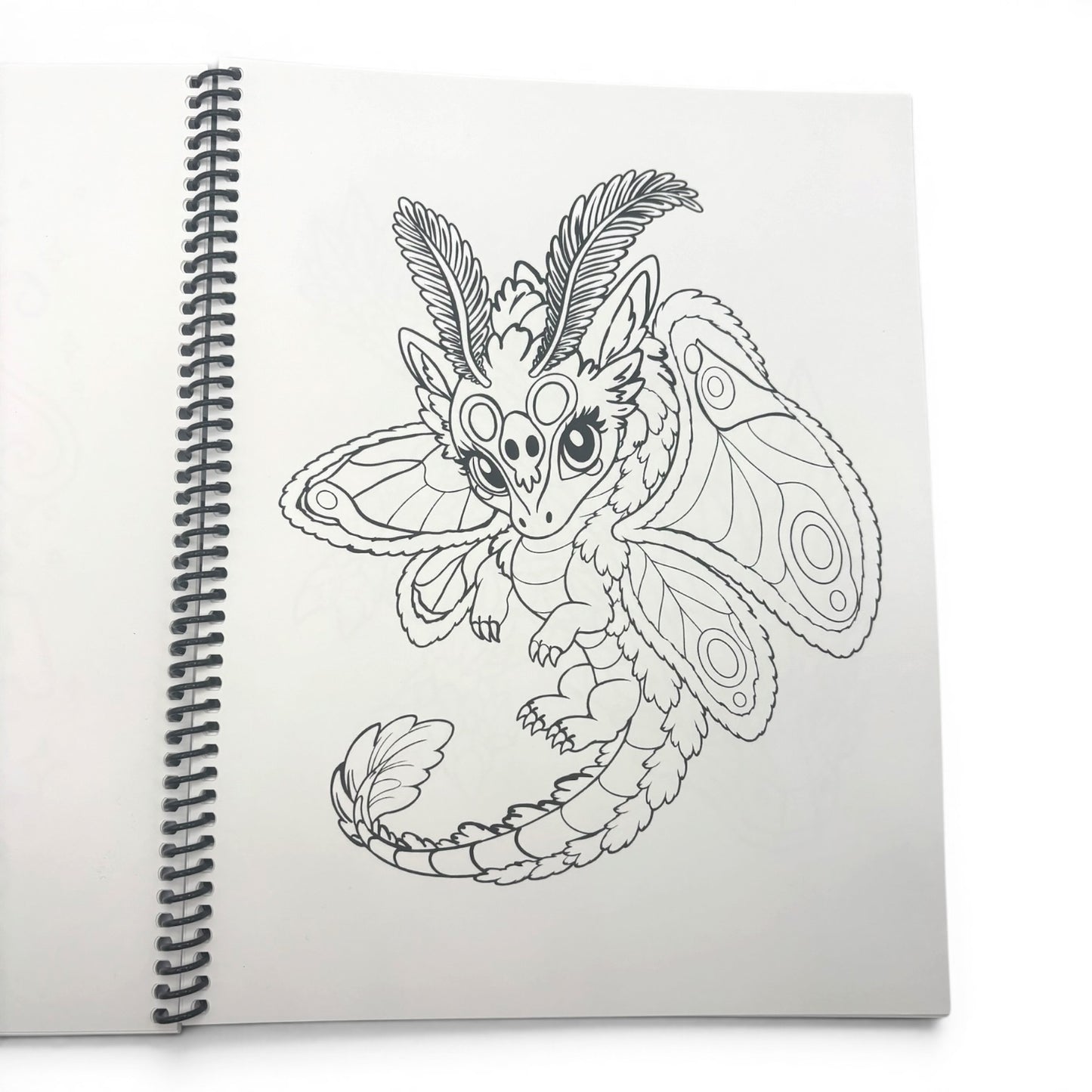 The Well-Read Dragon - A Coloring Book for Book Lovers & Dragon Lovers Alike