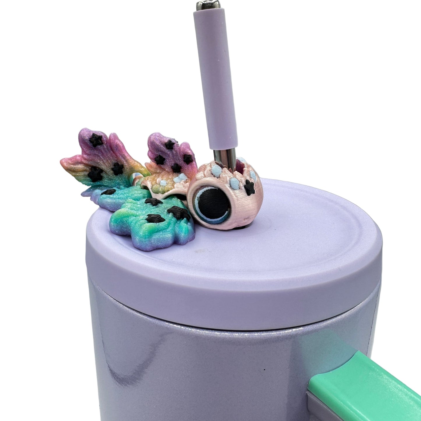 Turtles!! Sip Sidekicks – 3D Printed Turtle Straw Toppers for Tumblers | Cute Straw Buddy Accessories