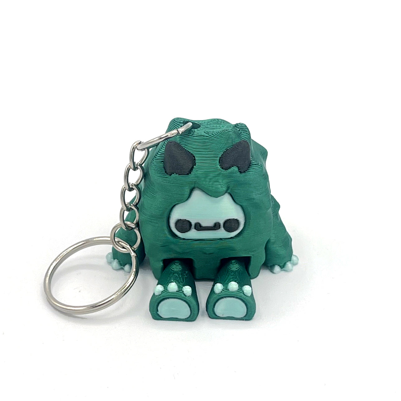 Flurryfoot & Bigfoot Keychains – 3D Printed Cryptid Bag Charms | Cute Clip-On Backpack Buddies