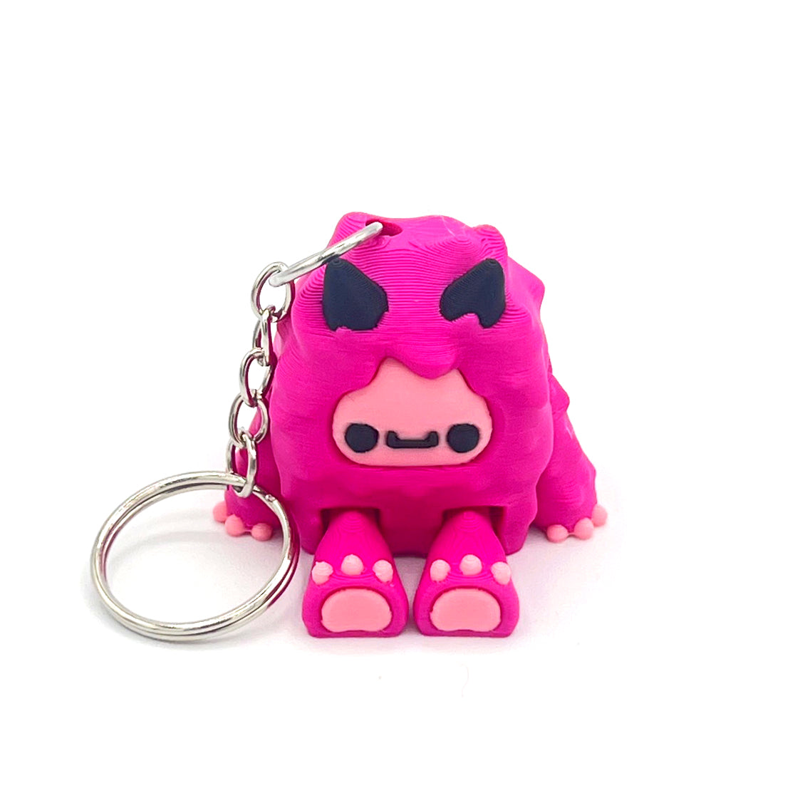 Flurryfoot & Bigfoot Keychains – 3D Printed Cryptid Bag Charms | Cute Clip-On Backpack Buddies