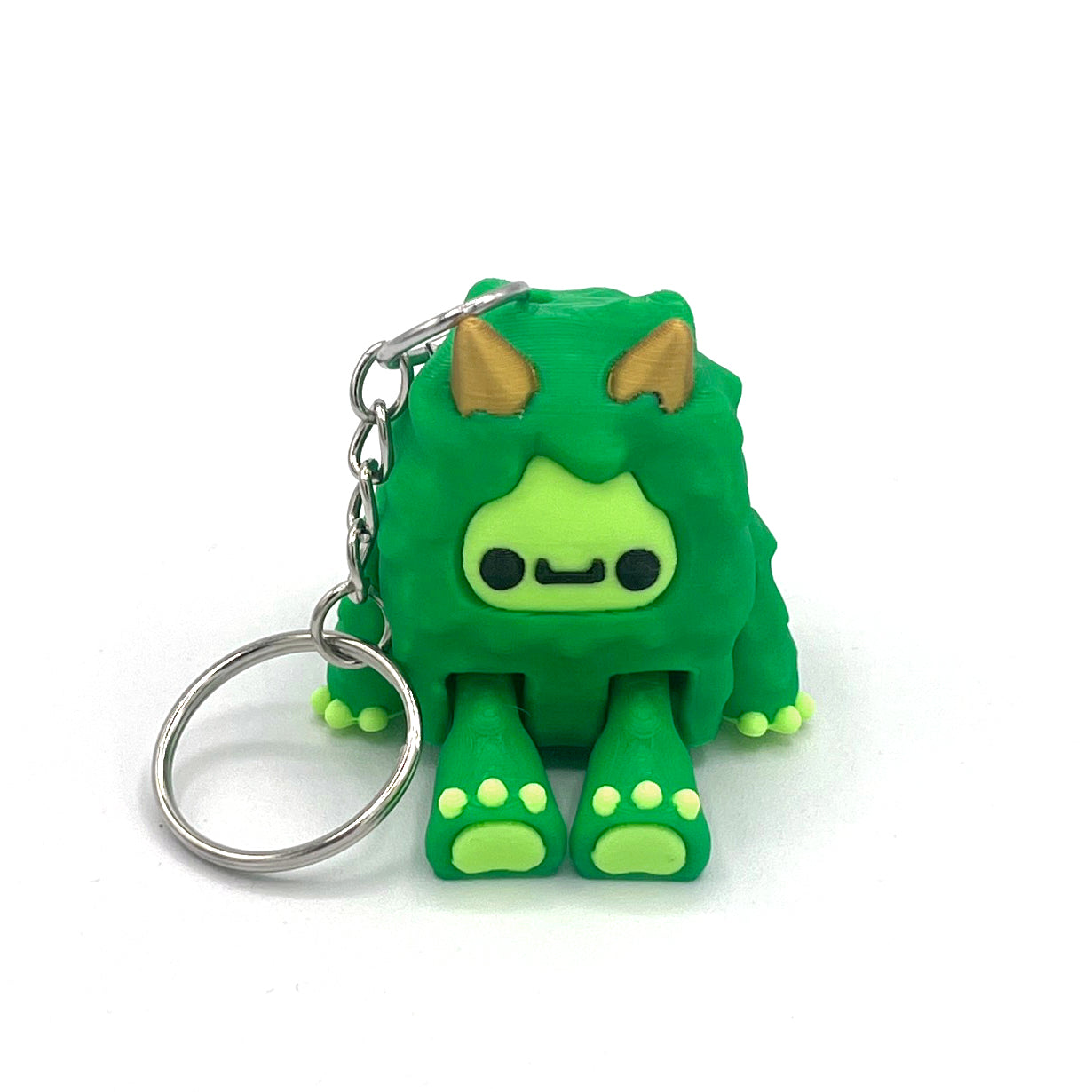Flurryfoot & Bigfoot Keychains – 3D Printed Cryptid Bag Charms | Cute Clip-On Backpack Buddies