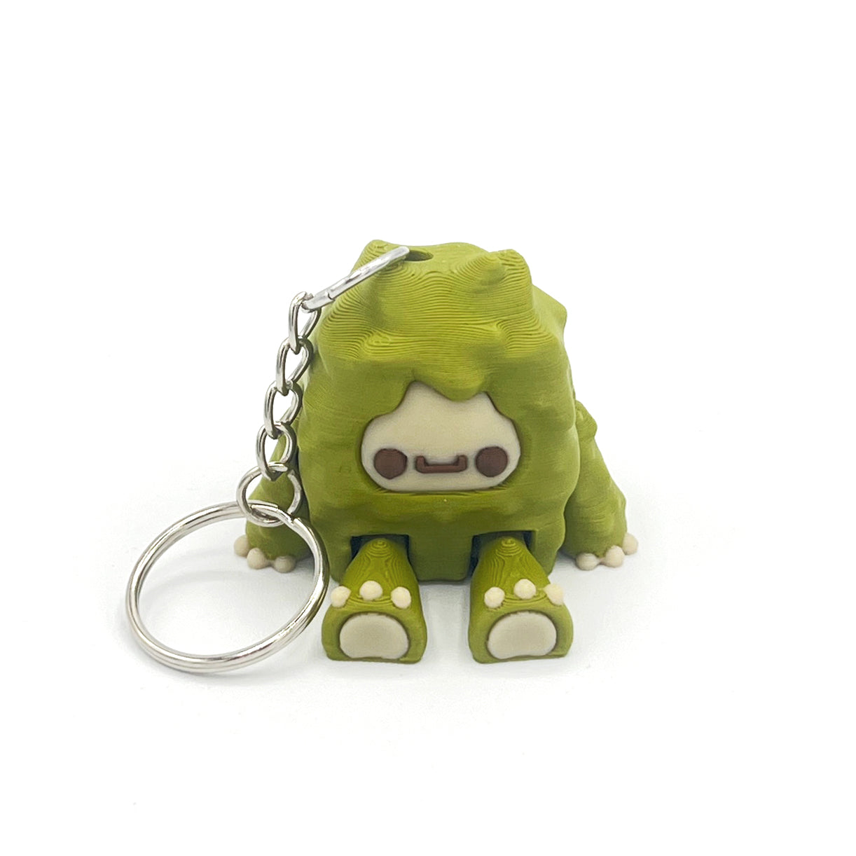 Flurryfoot & Bigfoot Keychains – 3D Printed Cryptid Bag Charms | Cute Clip-On Backpack Buddies