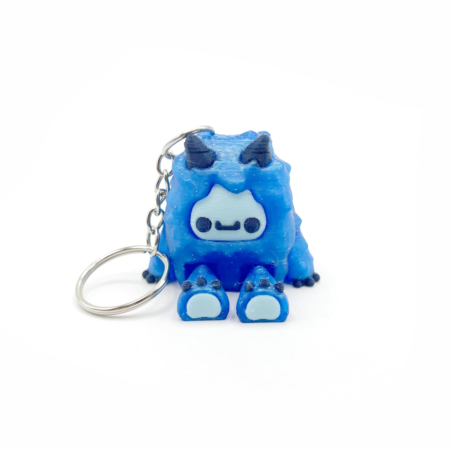 Flurryfoot & Bigfoot Keychains – 3D Printed Cryptid Bag Charms | Cute Clip-On Backpack Buddies