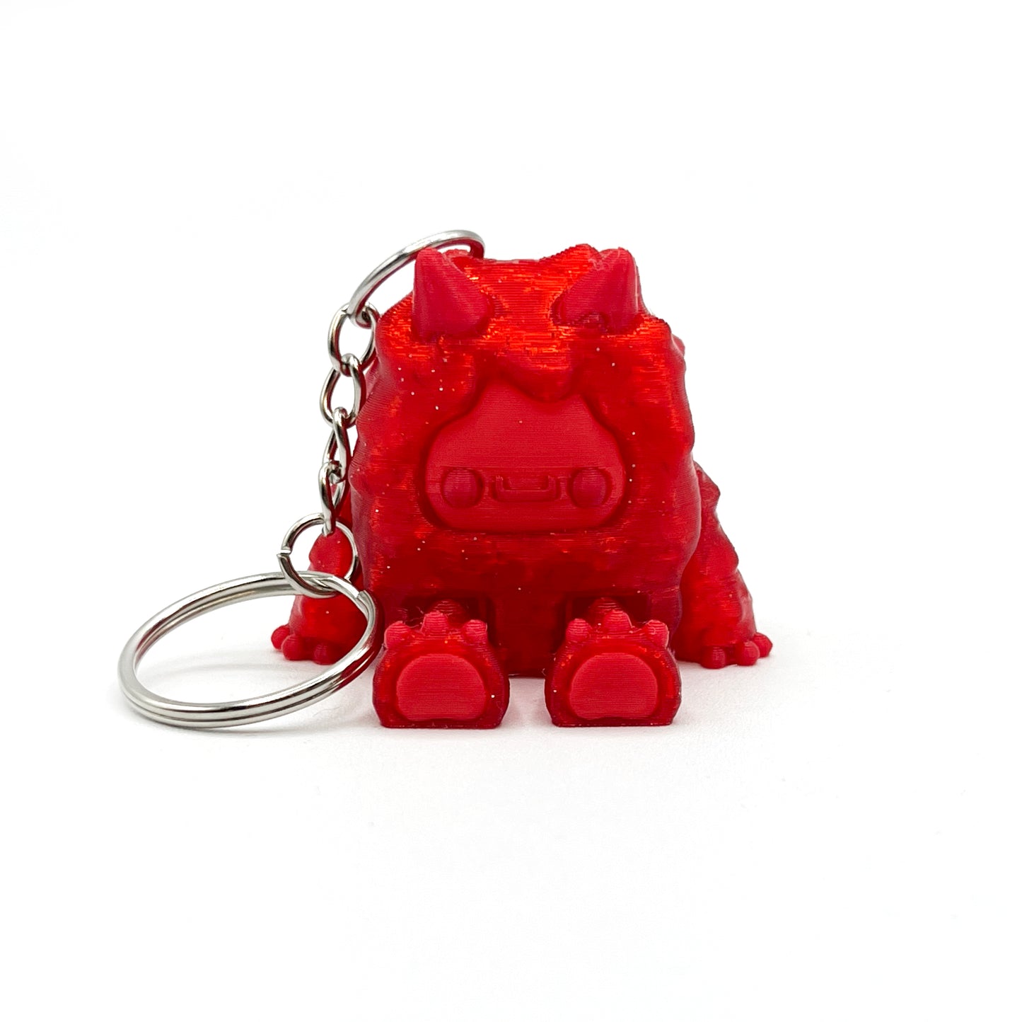 Flurryfoot & Bigfoot Keychains – 3D Printed Cryptid Bag Charms | Cute Clip-On Backpack Buddies