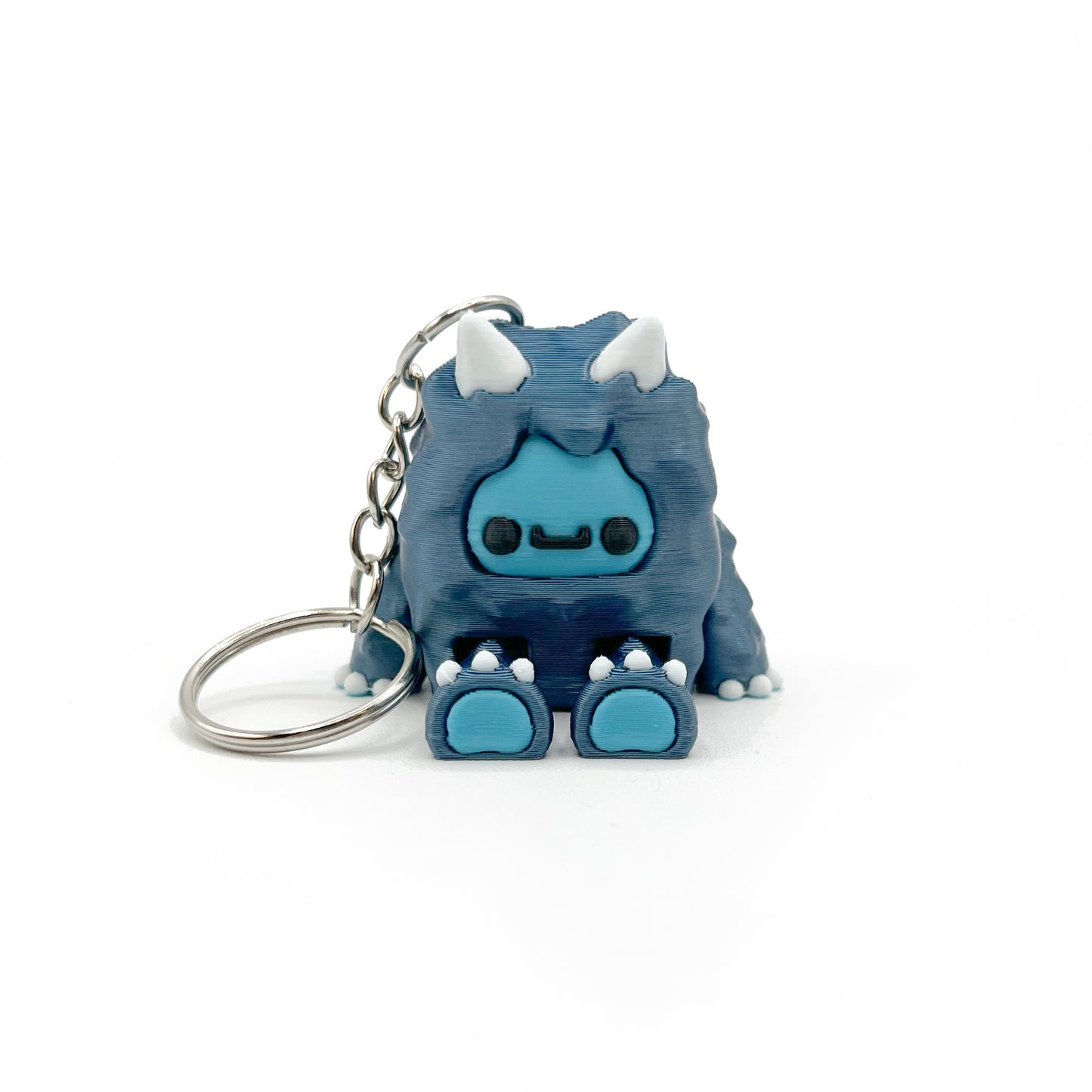 Flurryfoot & Bigfoot Keychains – 3D Printed Cryptid Bag Charms | Cute Clip-On Backpack Buddies