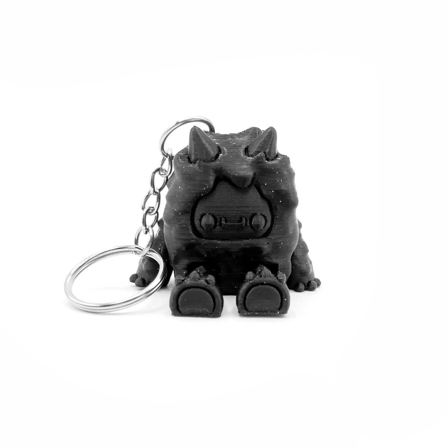 Flurryfoot & Bigfoot Keychains – 3D Printed Cryptid Bag Charms | Cute Clip-On Backpack Buddies