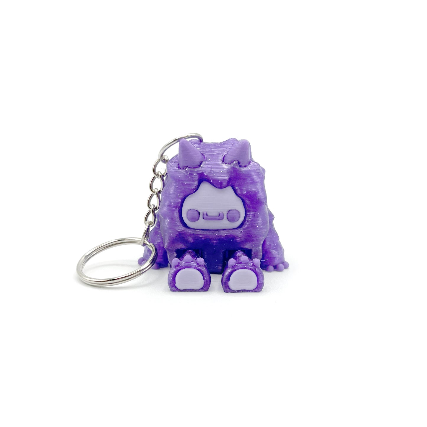 Flurryfoot & Bigfoot Keychains – 3D Printed Cryptid Bag Charms | Cute Clip-On Backpack Buddies
