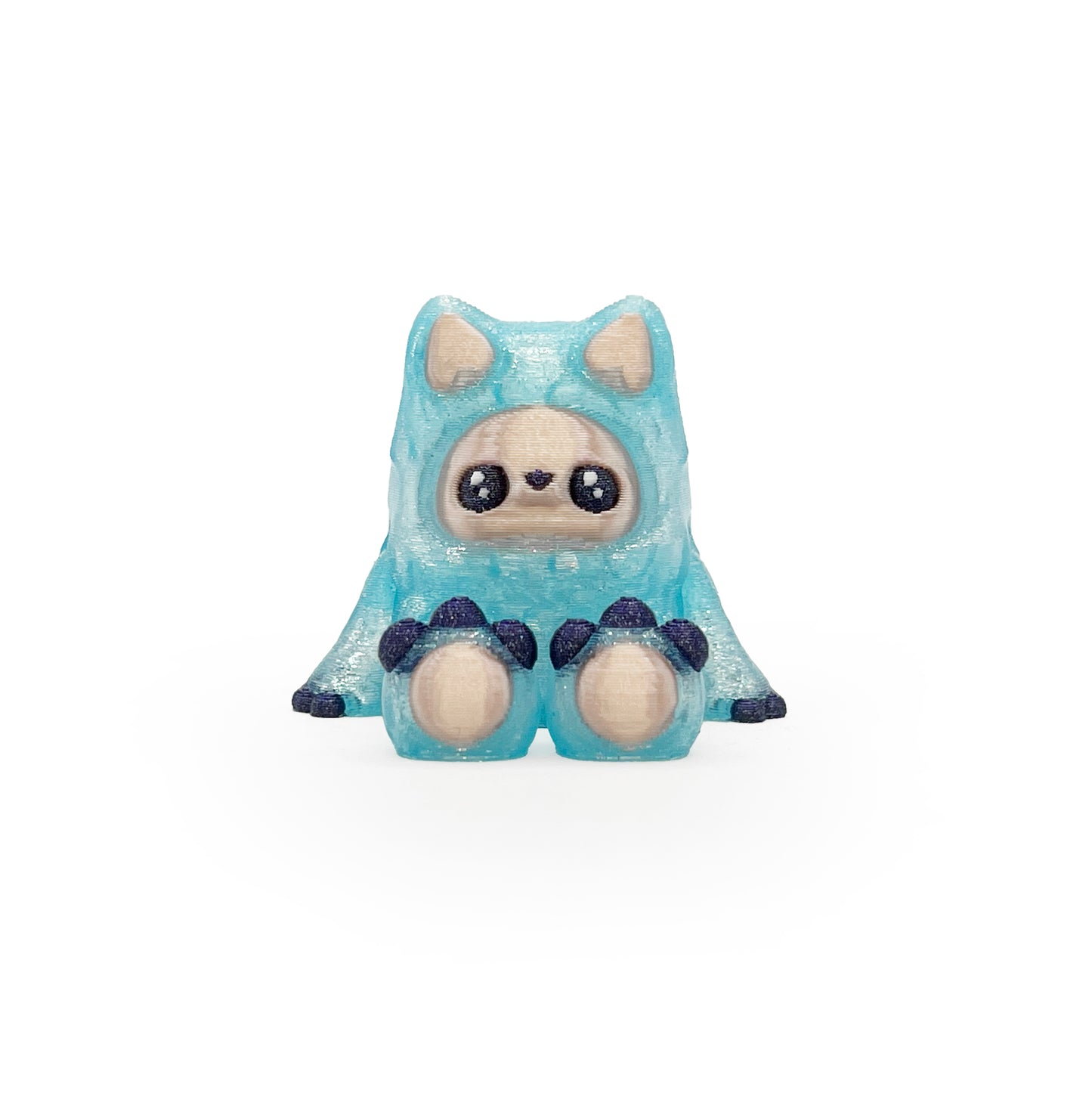 Mysterious Cryptid Desk Pals – Kittyfoot & Gillifoot Articulated 3D Printed Cryptid Figures & Desk Fidget Toys