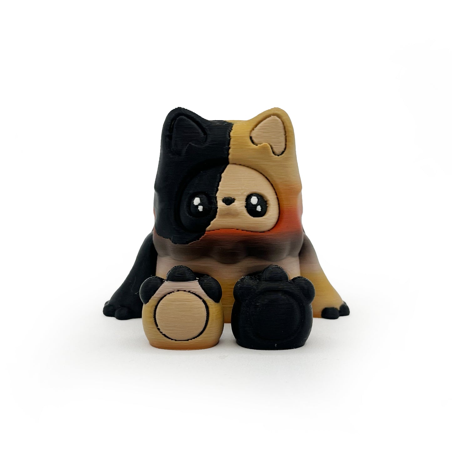 Mysterious Cryptid Desk Pals – Kittyfoot & Gillifoot Articulated 3D Printed Cryptid Figures & Desk Fidget Toys