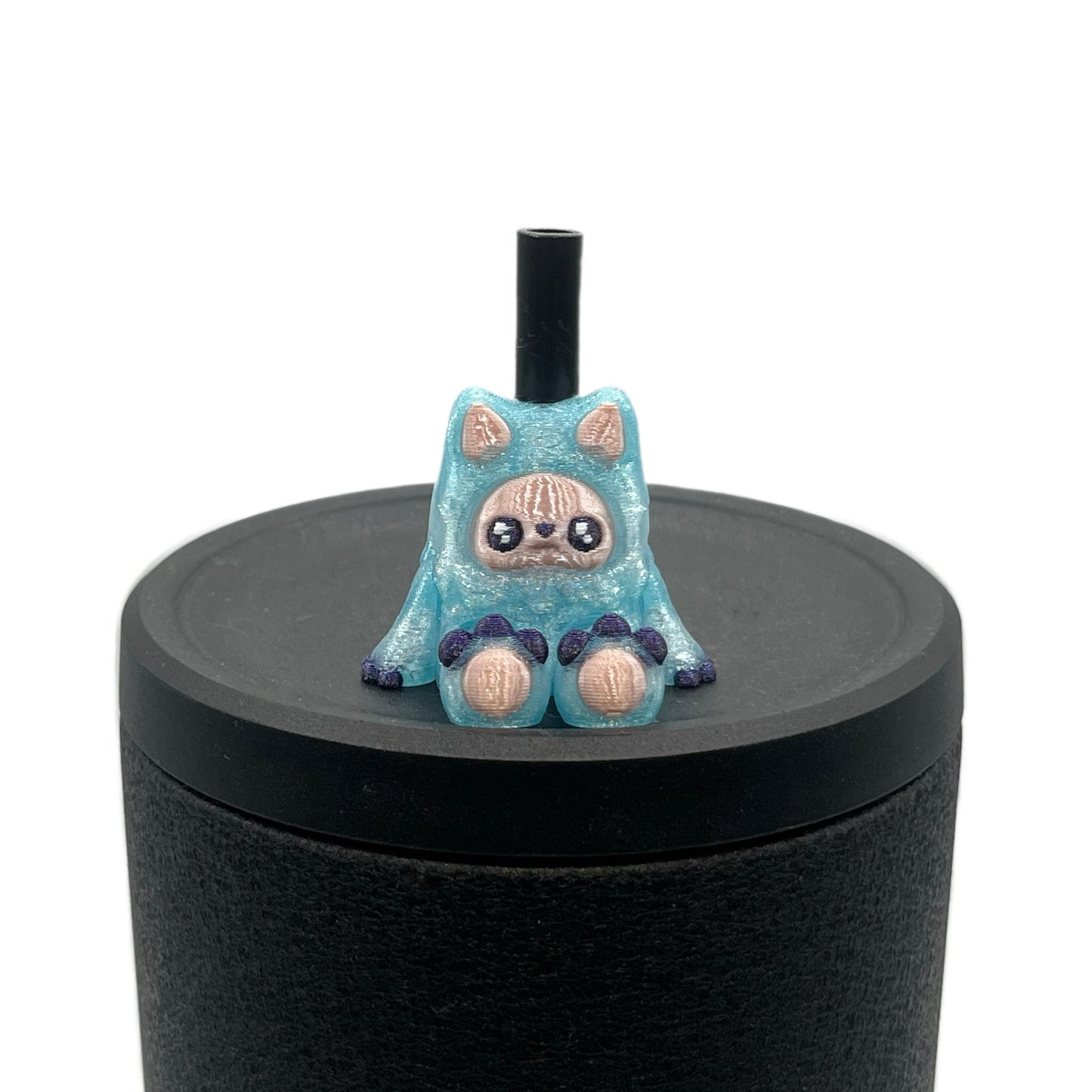 Mysterious Cryptids Sip Sidekicks – Kittyfoot & Gillifoot 3D Printed Straw Toppers | Collectible Straw Buddy Set