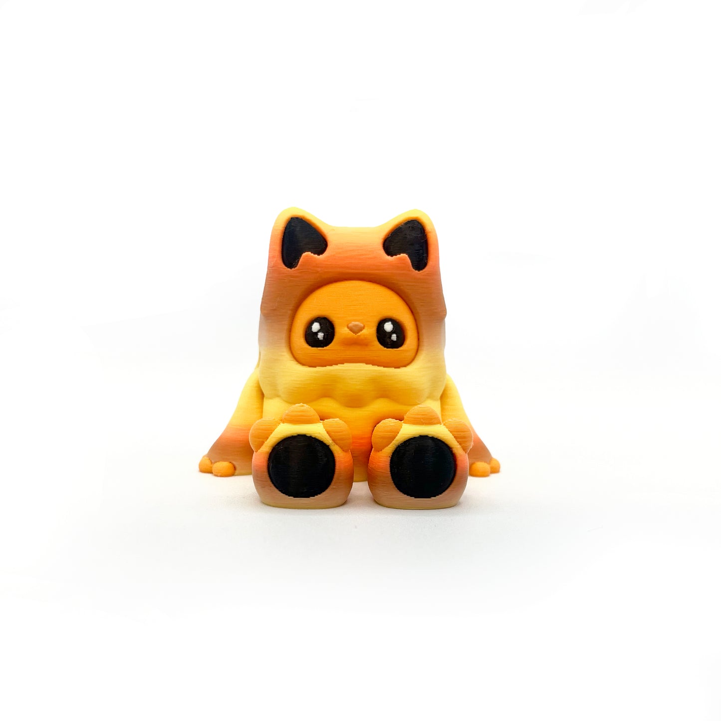 MINI Mysterious Cryptid Desk Pal – Kittyfoot & Gillifoot Articulated 3D Printed Fidget Toy | Cute Mini Collectible