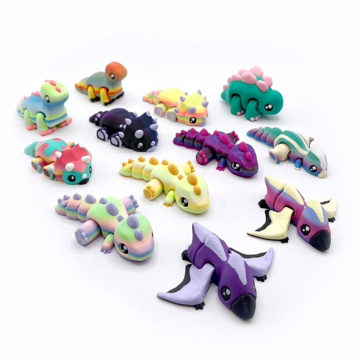 Dino Volcano Zen Garden – 3D Printed Dinosaur Play Set & Sensory Sand Desk Decor