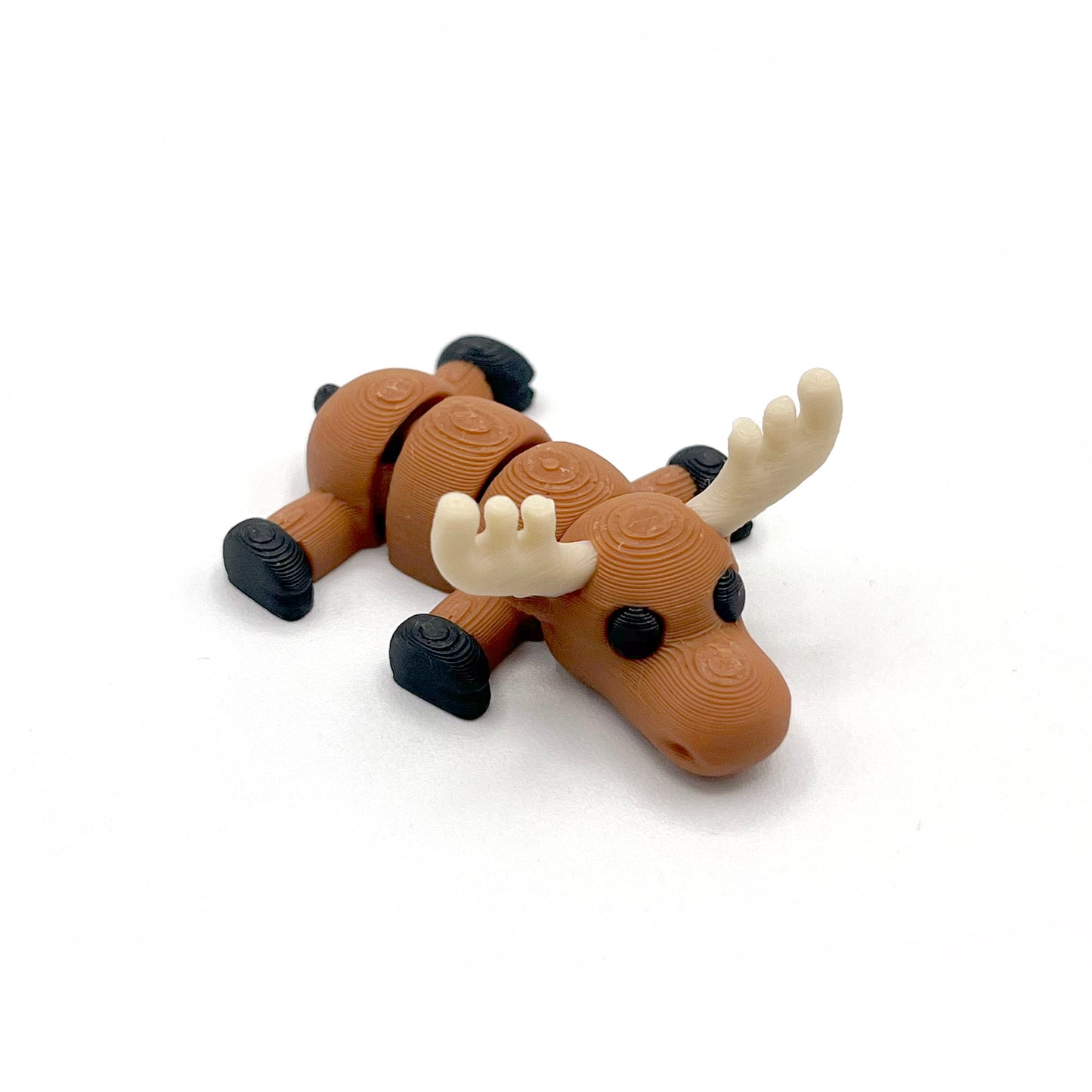 MINI Cuddly Critter Desk Pal – Articulated 3D Printed Animal Fidget Toy | Pocket-Sized Mini Collectible