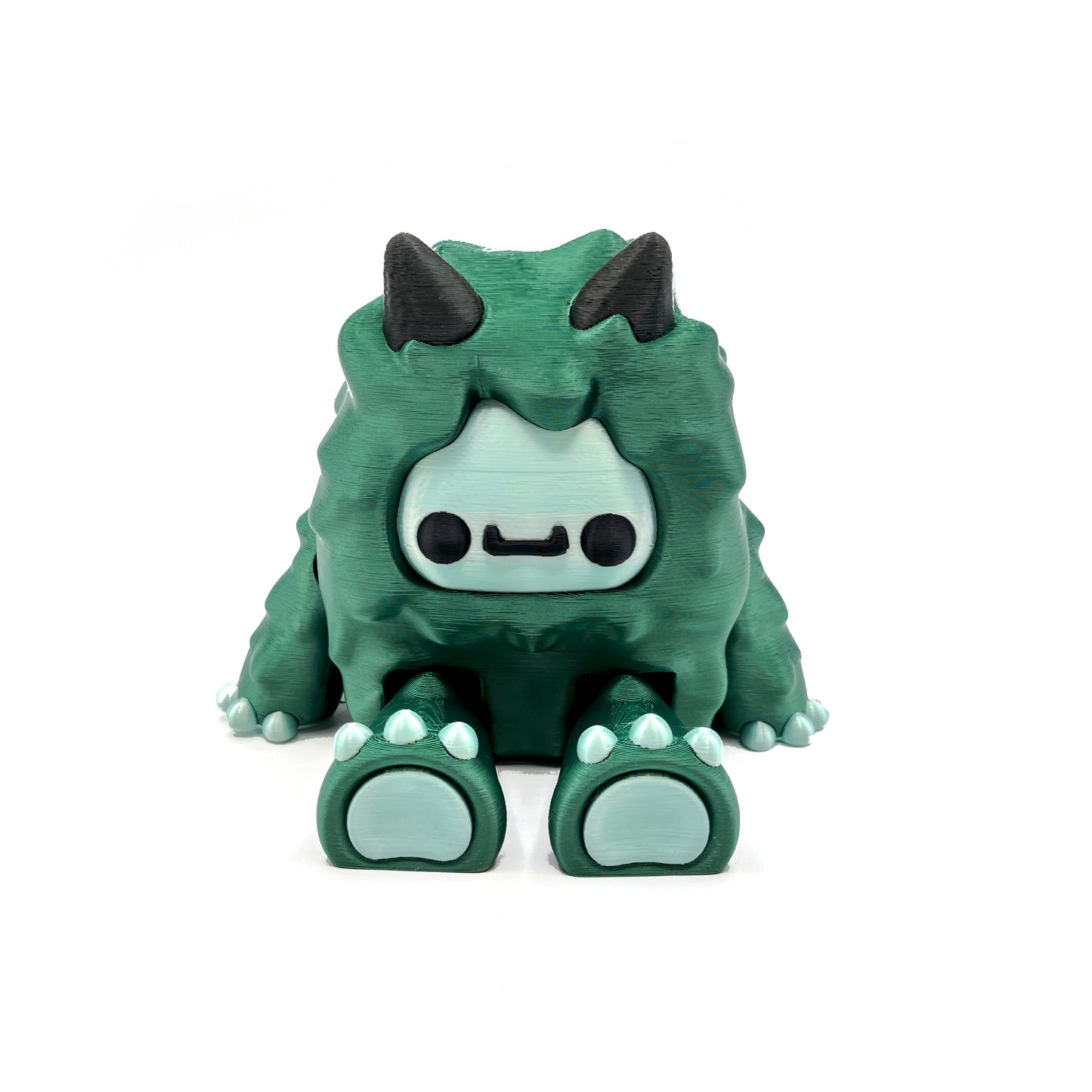 MINI Flurryfoot & Bigfoot Desk Pal – 3D Printed Articulated Cryptid Fidget Toy | Cute Mini Collectible