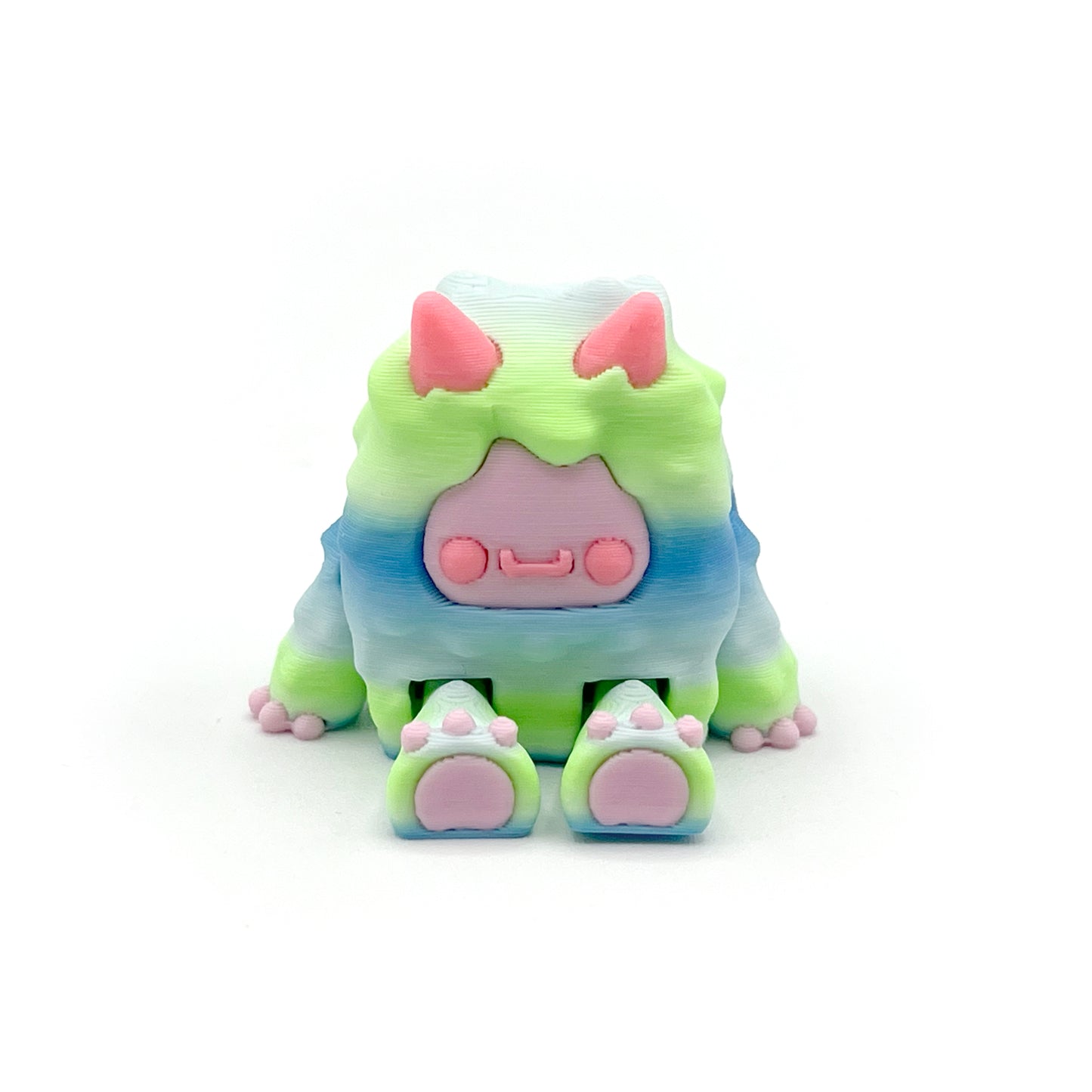 Flurryfoot & Bigfoot Keychains – 3D Printed Cryptid Bag Charms | Cute Clip-On Backpack Buddies