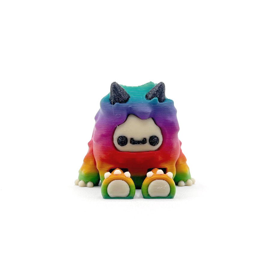 MINI Flurryfoot & Bigfoot Desk Pal – 3D Printed Articulated Cryptid Fidget Toy | Cute Mini Collectible