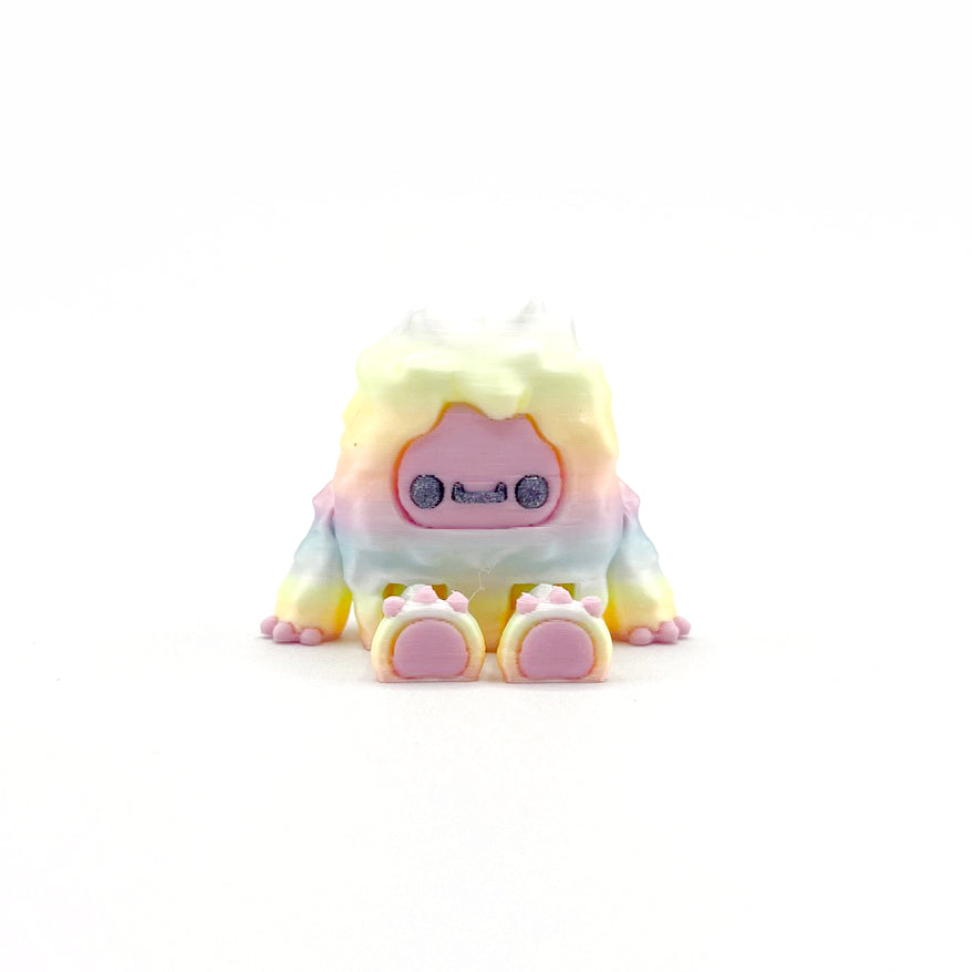 MINI Flurryfoot & Bigfoot Desk Pal – 3D Printed Articulated Cryptid Fidget Toy | Cute Mini Collectible