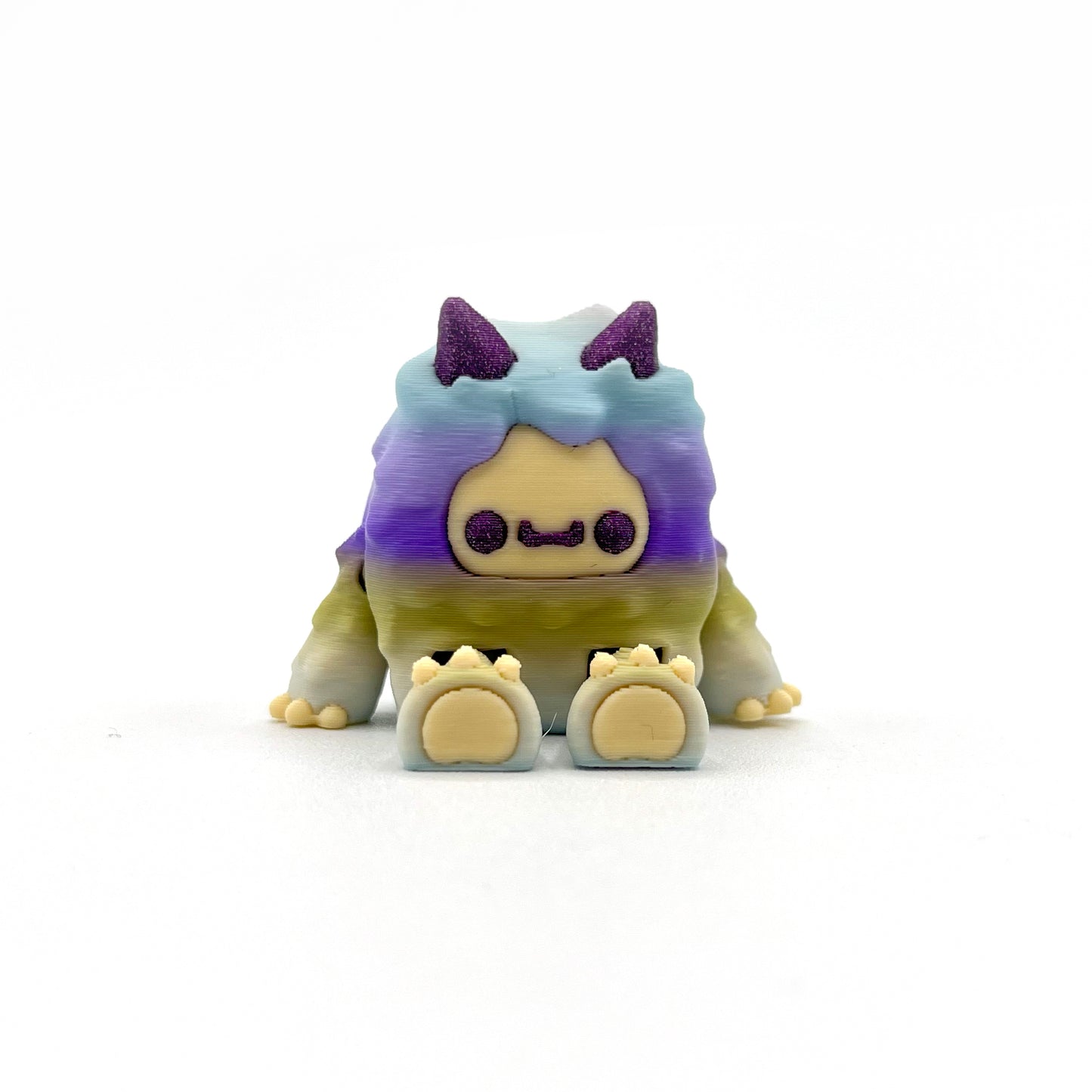 MINI Flurryfoot & Bigfoot Desk Pal – 3D Printed Articulated Cryptid Fidget Toy | Cute Mini Collectible
