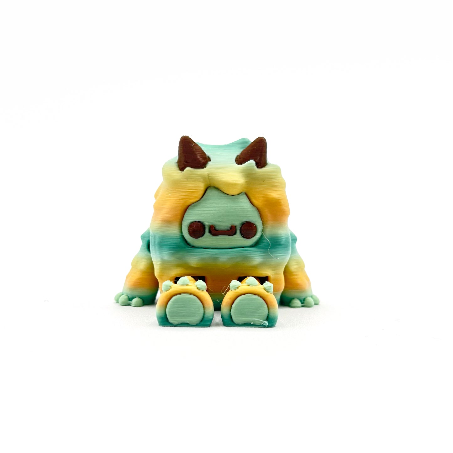 MINI Flurryfoot & Bigfoot Desk Pal – 3D Printed Articulated Cryptid Fidget Toy | Cute Mini Collectible