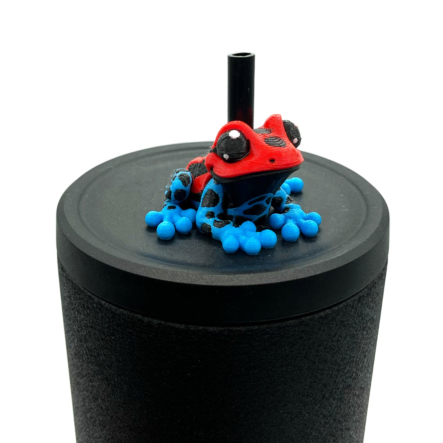 Cinema Cutie Sip Sidekicks – 3D Printed Straw Topper for Tumblers | Cute Movie Lover Straw Buddy
