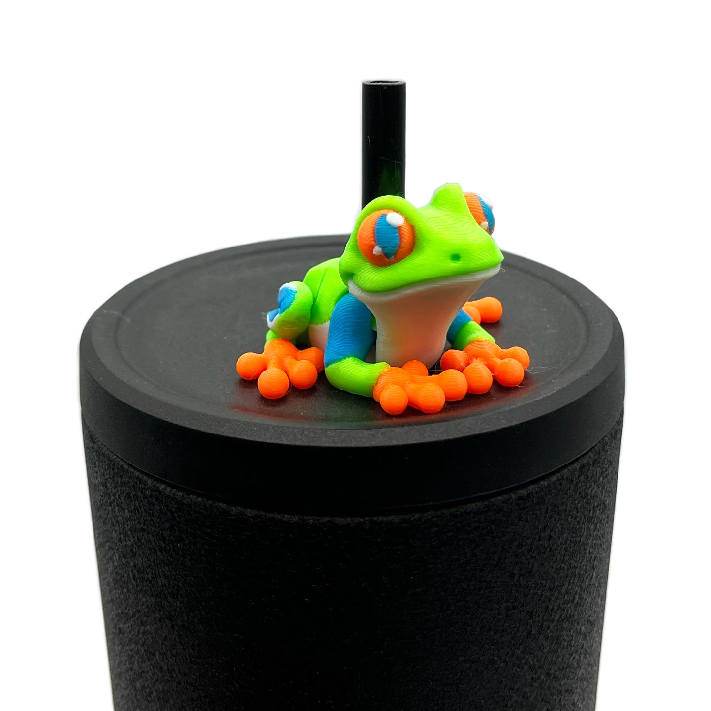 Cinema Cutie Sip Sidekicks – 3D Printed Straw Topper for Tumblers | Cute Movie Lover Straw Buddy