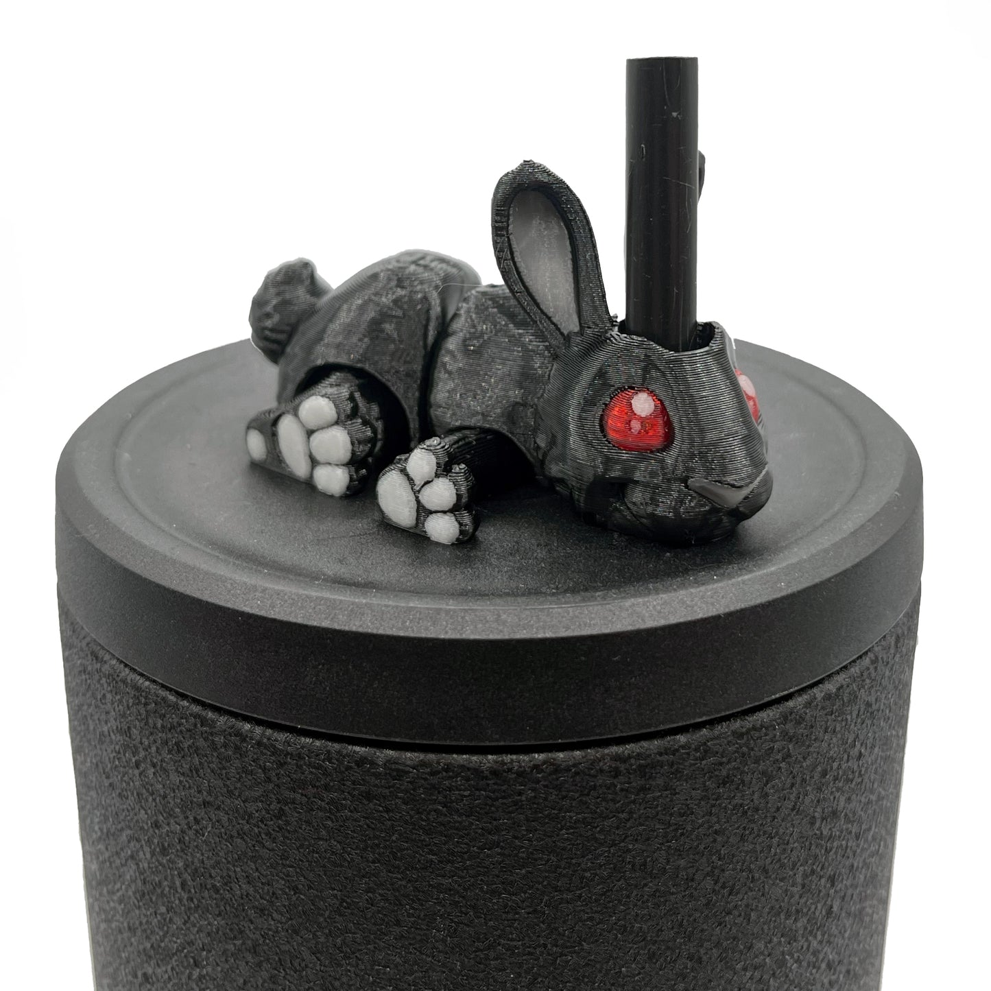 Cinema Cutie Sip Sidekicks – 3D Printed Straw Topper for Tumblers | Cute Movie Lover Straw Buddy