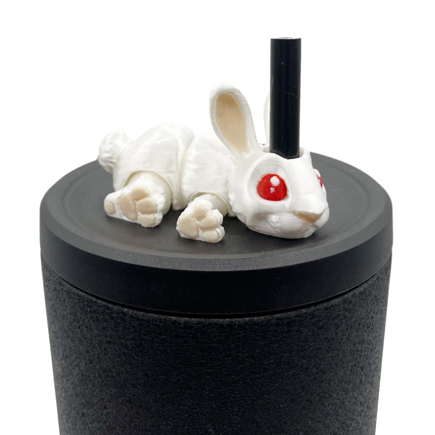Cinema Cutie Sip Sidekicks – 3D Printed Straw Topper for Tumblers | Cute Movie Lover Straw Buddy