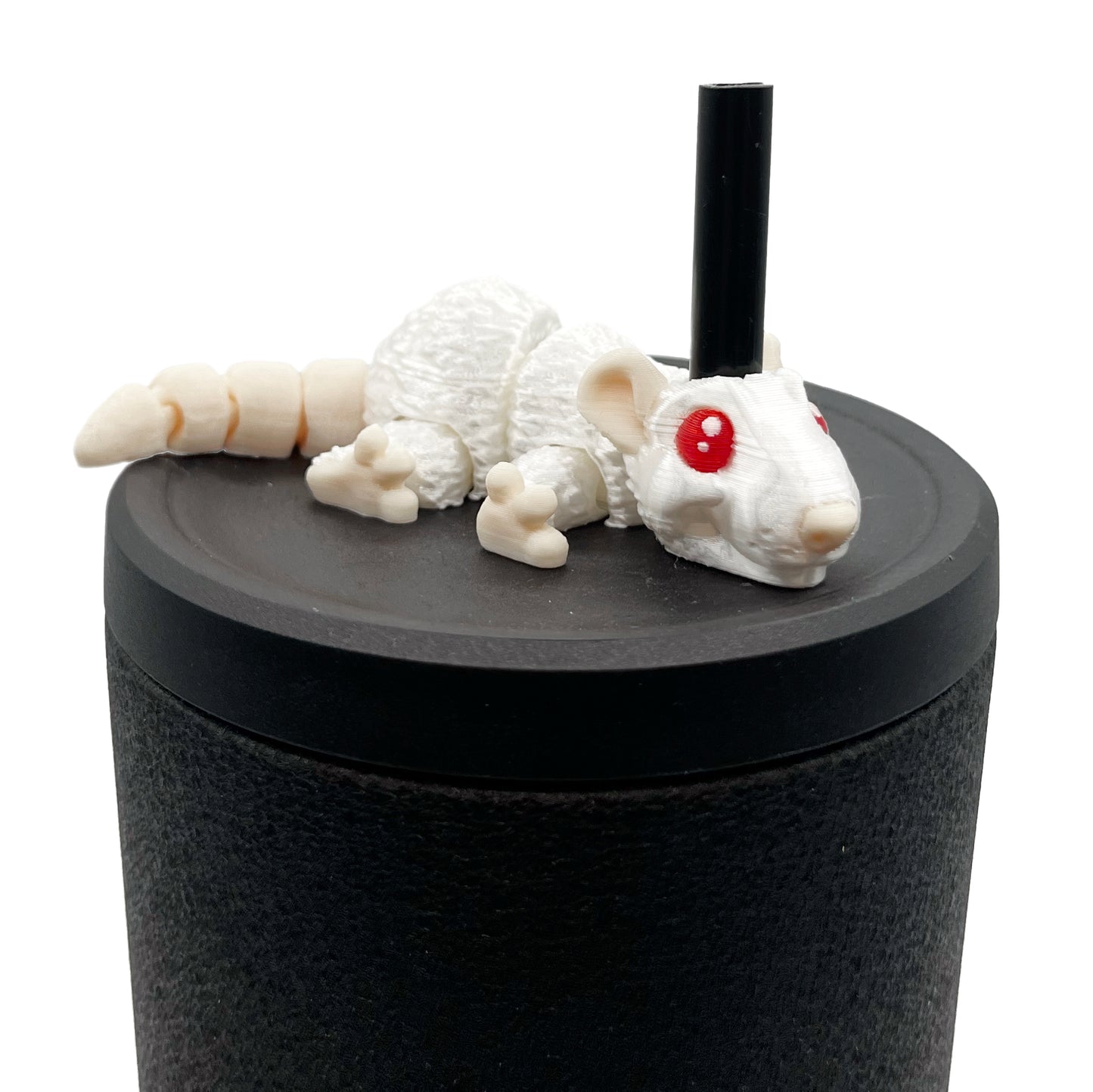 Cinema Cutie Sip Sidekicks – 3D Printed Straw Topper for Tumblers | Cute Movie Lover Straw Buddy