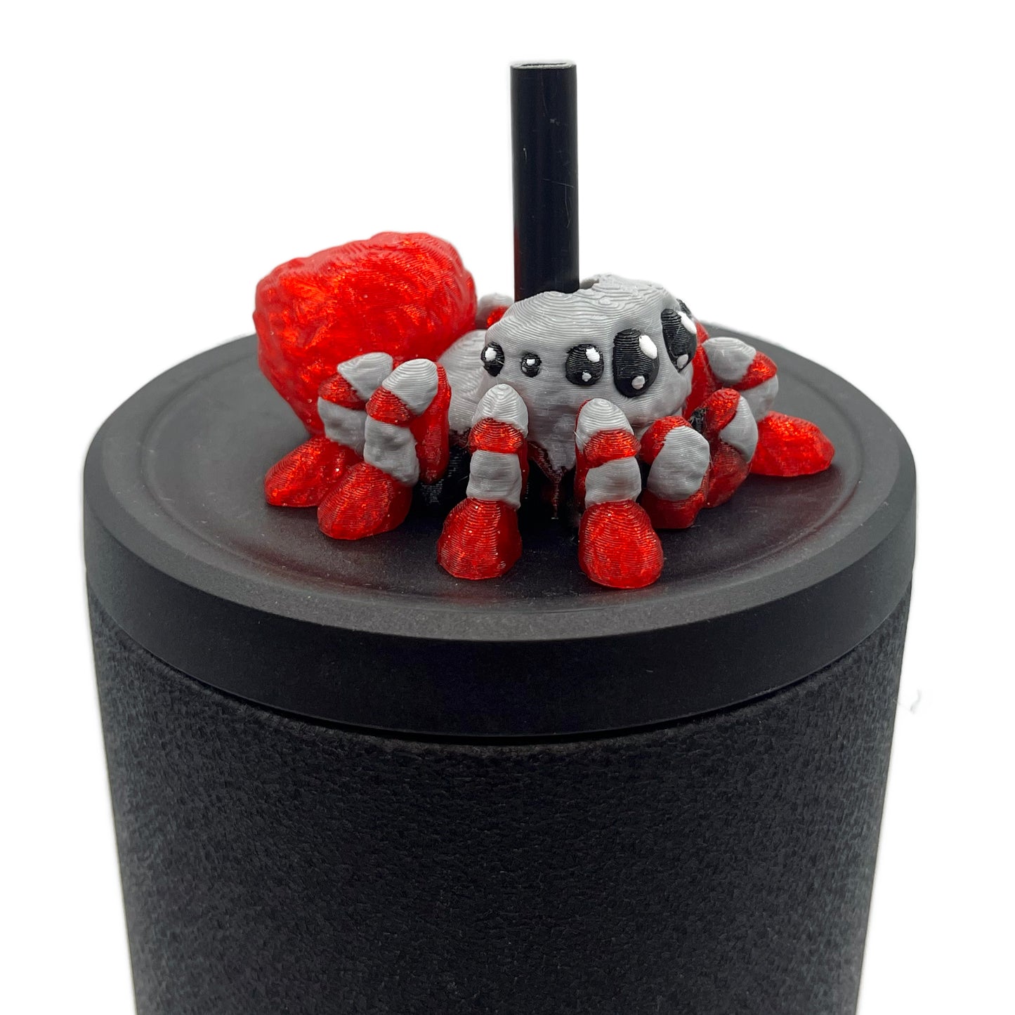 Cinema Cutie Sip Sidekicks – 3D Printed Straw Topper for Tumblers | Cute Movie Lover Straw Buddy
